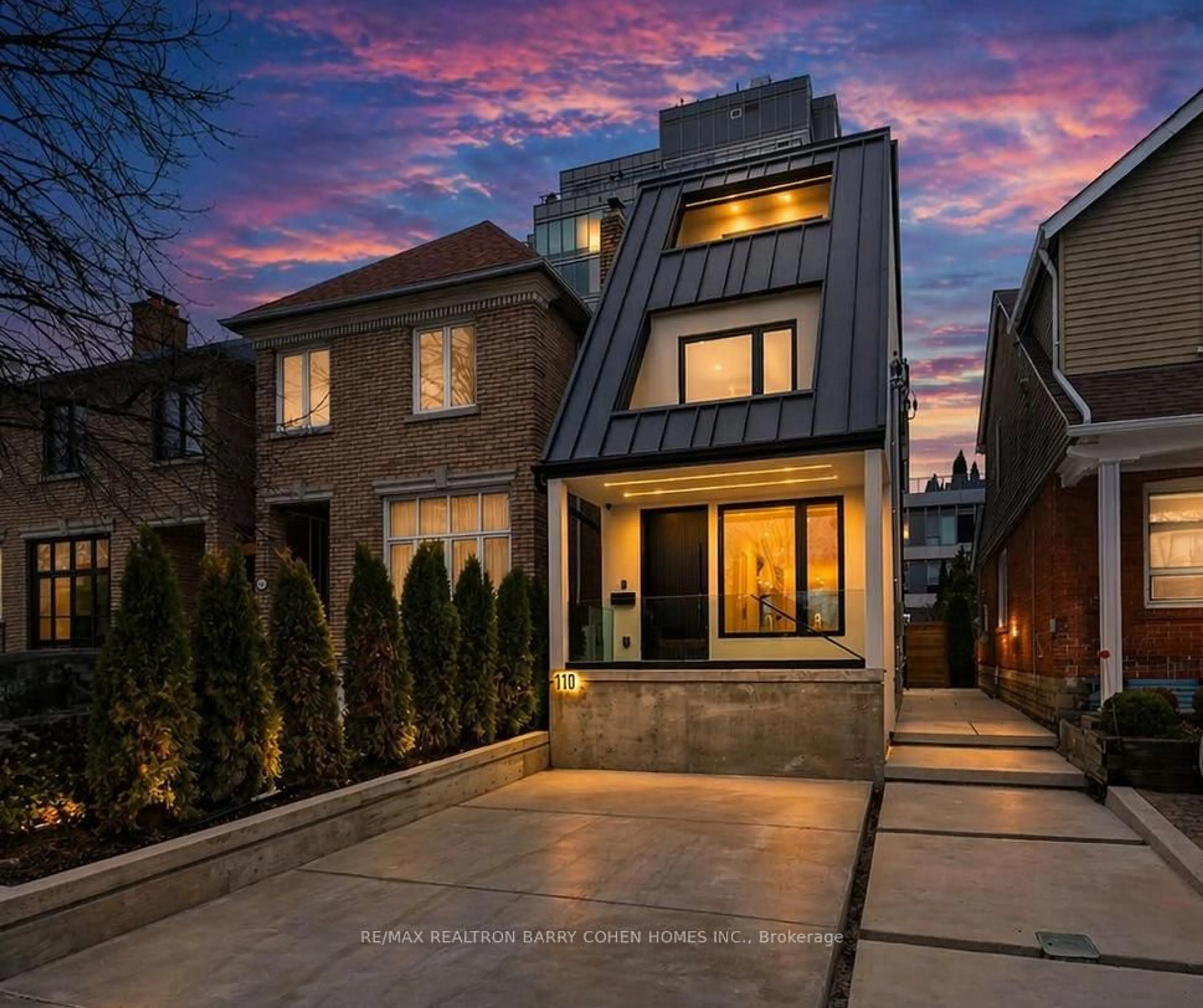 Home with brick exterior material, street for 110 Banff Rd, Toronto Ontario M4P 2P5