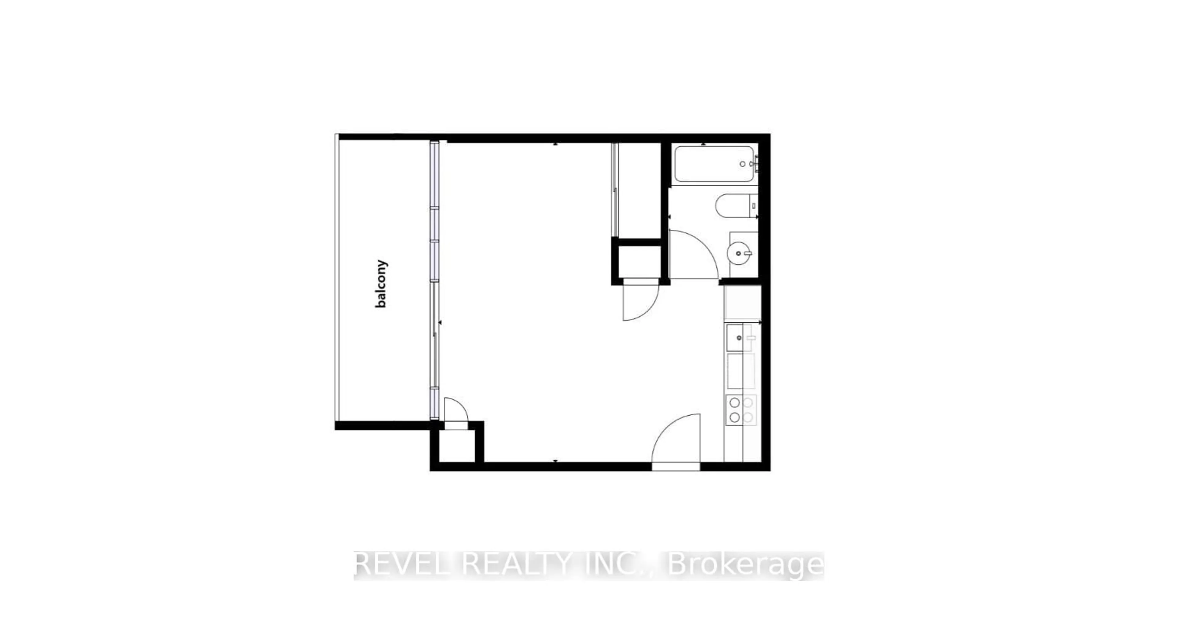 Floor plan for 185 Roehampton Ave #609, Toronto Ontario M4P 0C6