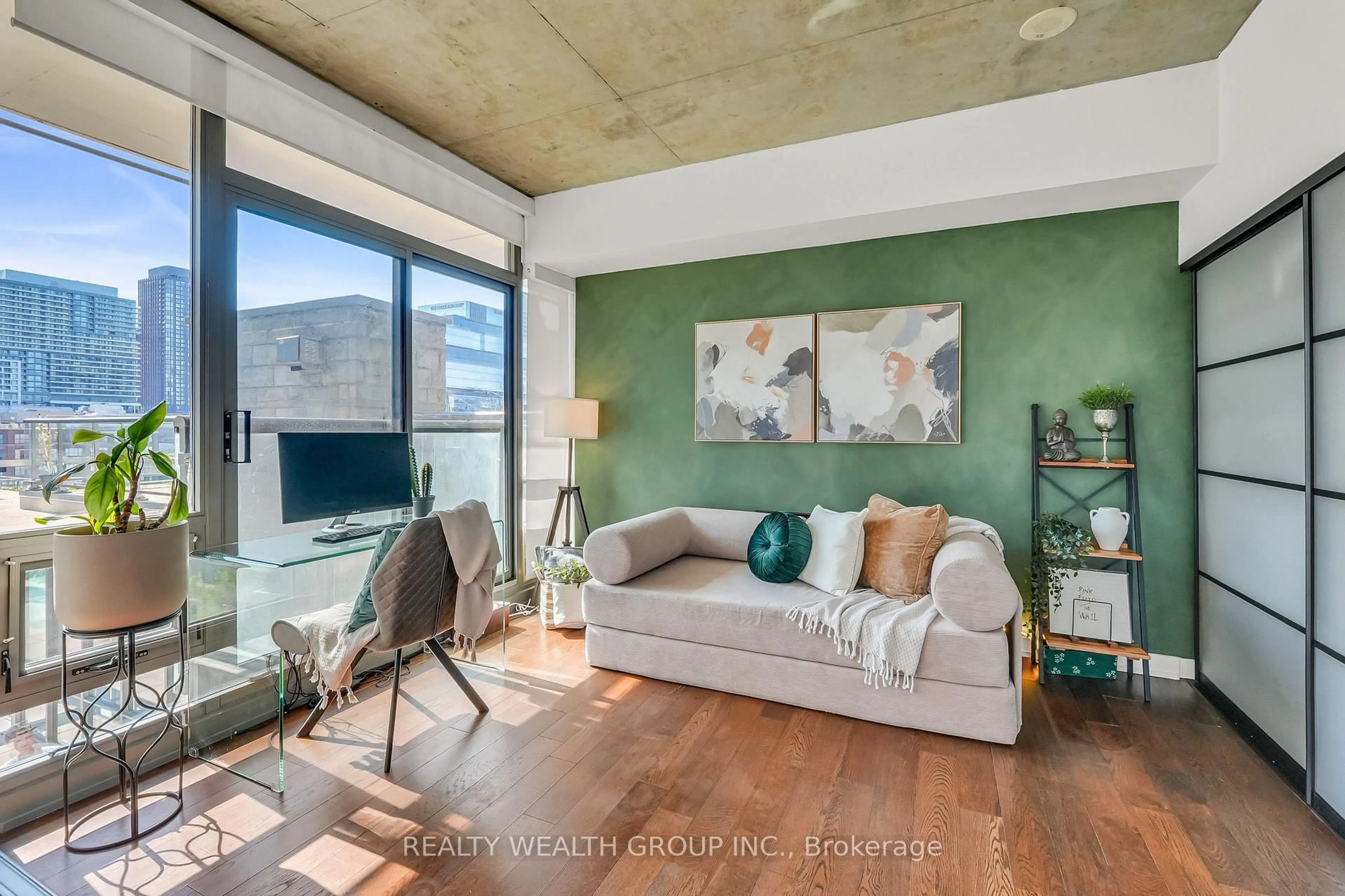 Living room with furniture, unknown for 33 Mill St #706, Toronto Ontario M5A 3R3