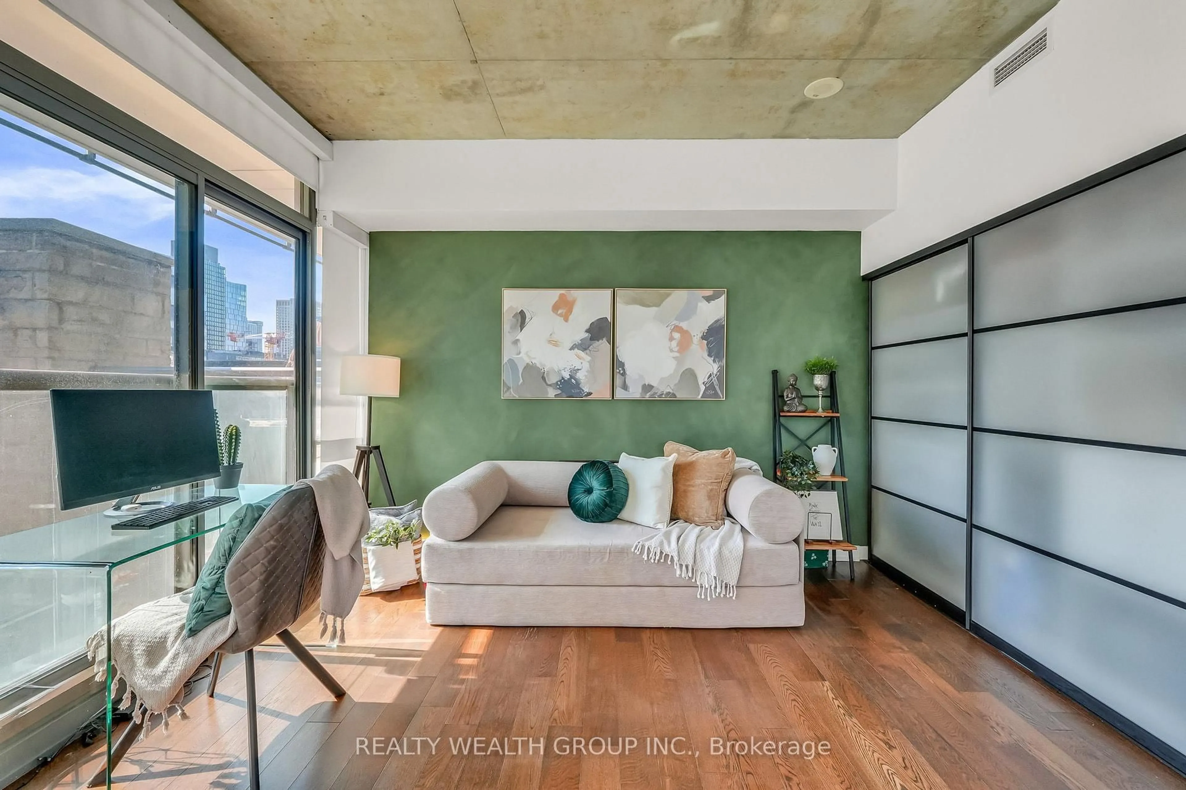 Living room with furniture, unknown for 33 Mill St #706, Toronto Ontario M5A 3R3