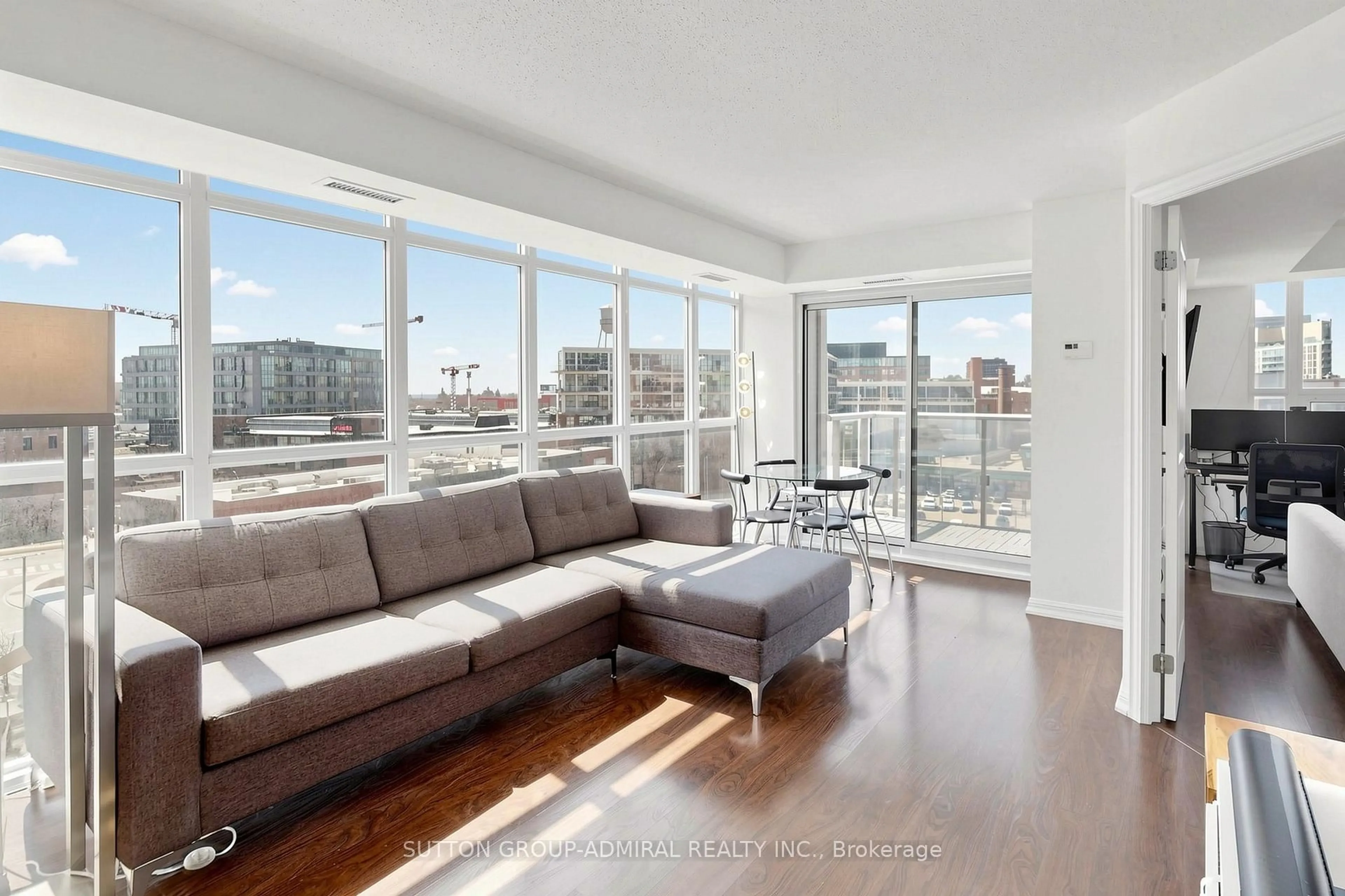 Living room with furniture, unknown for 125 Western Battery Rd ##710, Toronto Ontario M6K 3R8