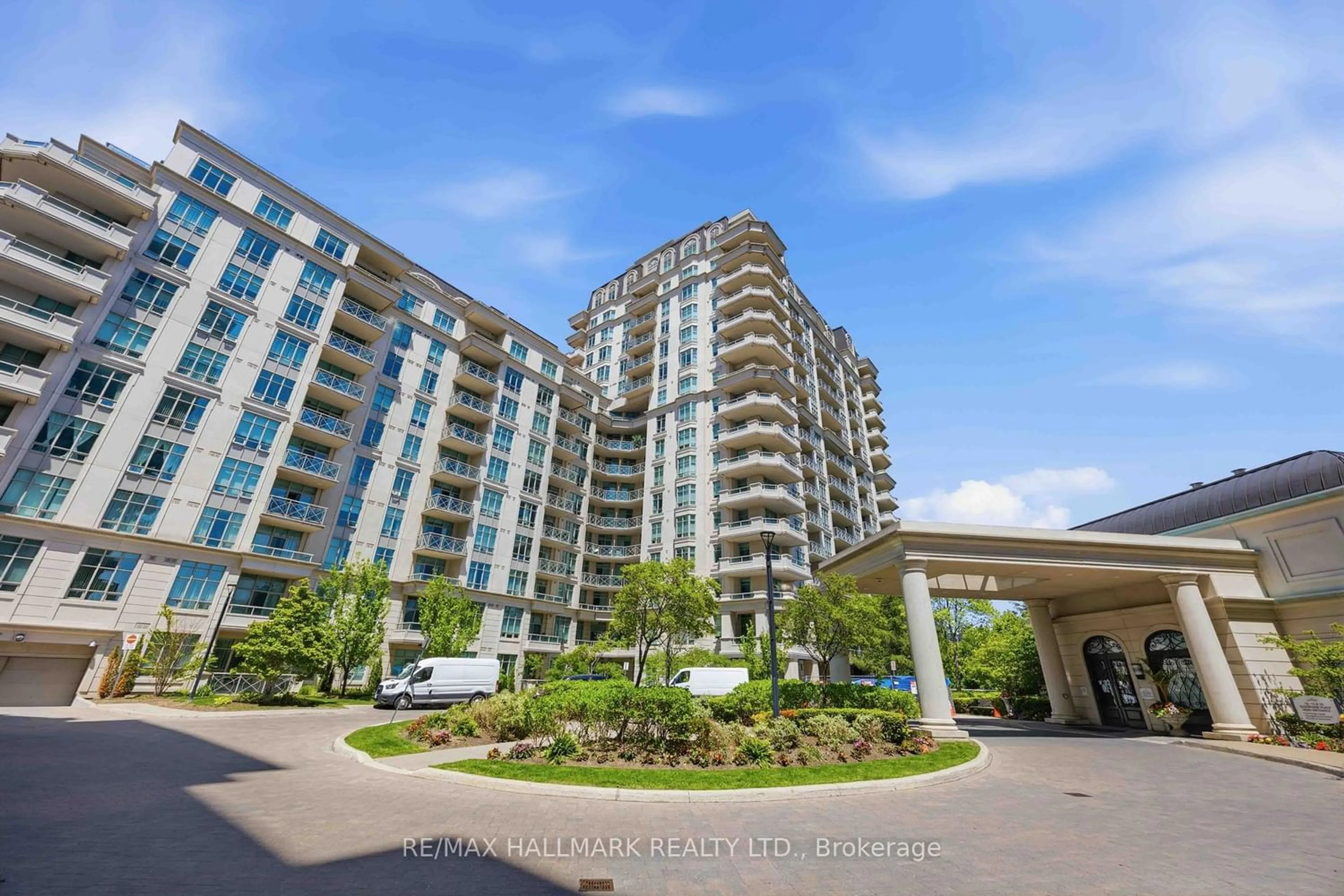 A pic from outside/outdoor area/front of a property/back of a property/a pic from drone, unknown for 10 Bloorview Pl #1807, Toronto Ontario M2J 0B1