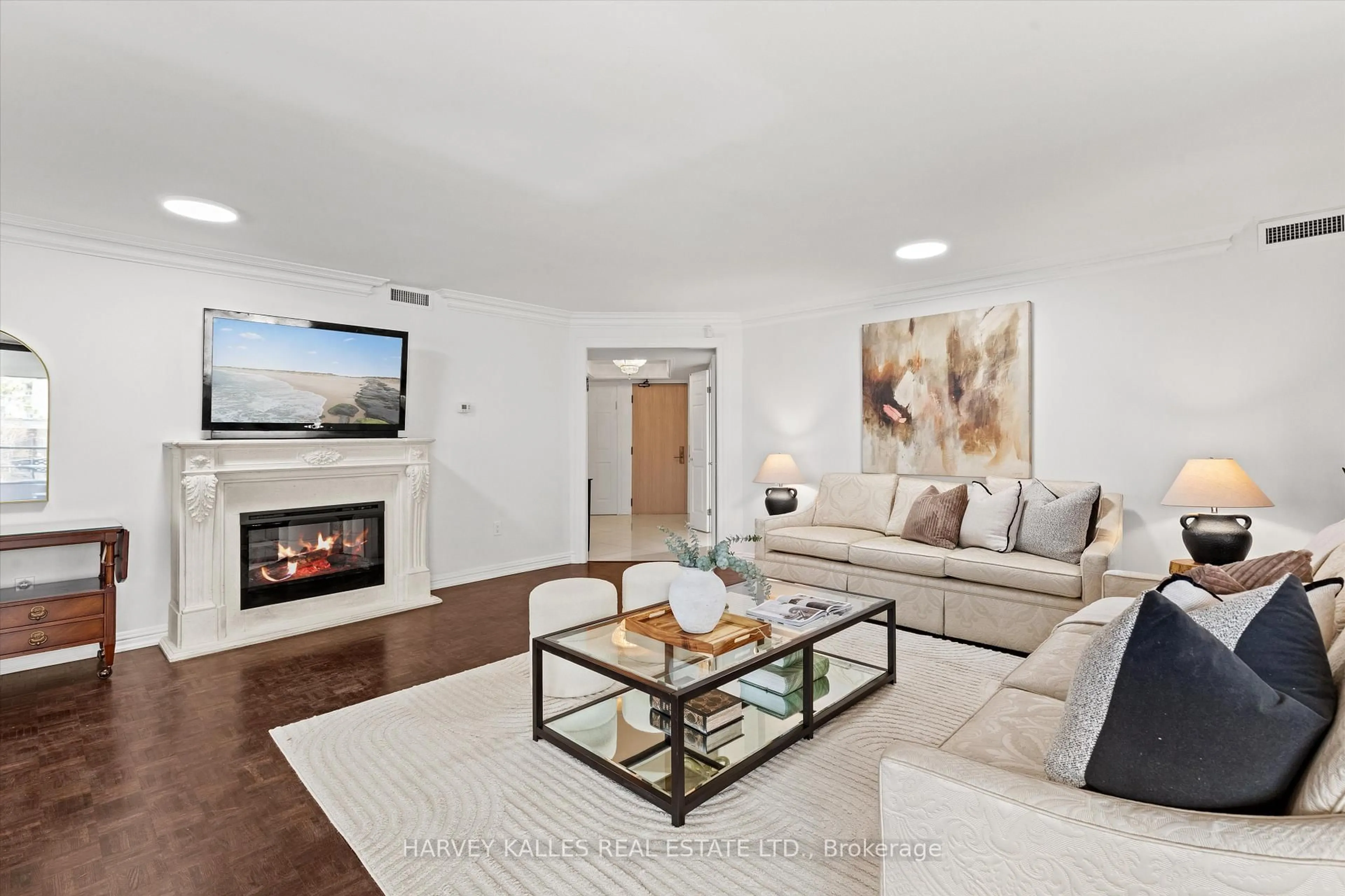 Living room with furniture, unknown for 3900 Yonge St #201, Toronto Ontario M4N 3N6
