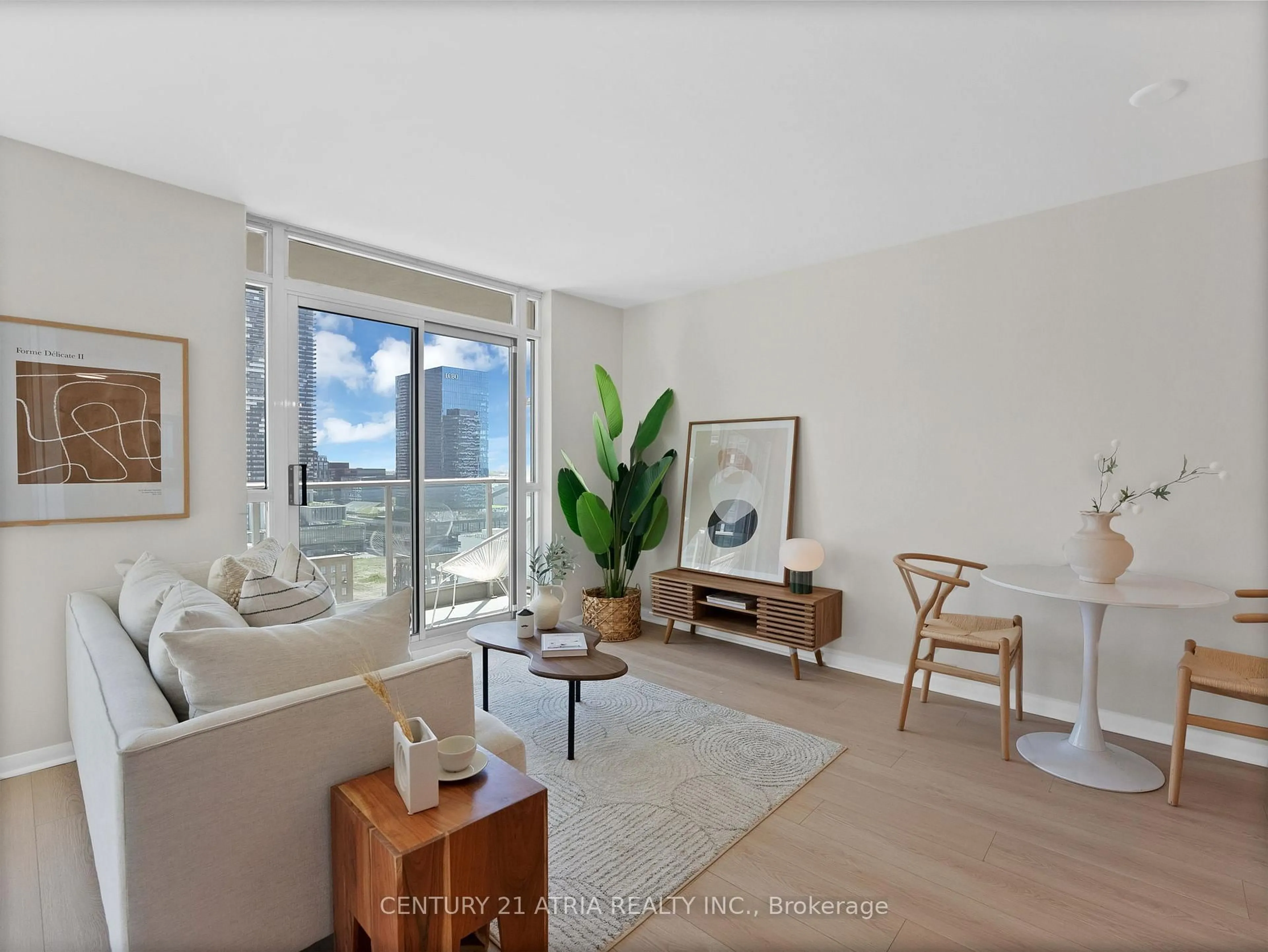 Living room with furniture, unknown for 18 Yonge St #1806, Toronto Ontario M5E 1R4