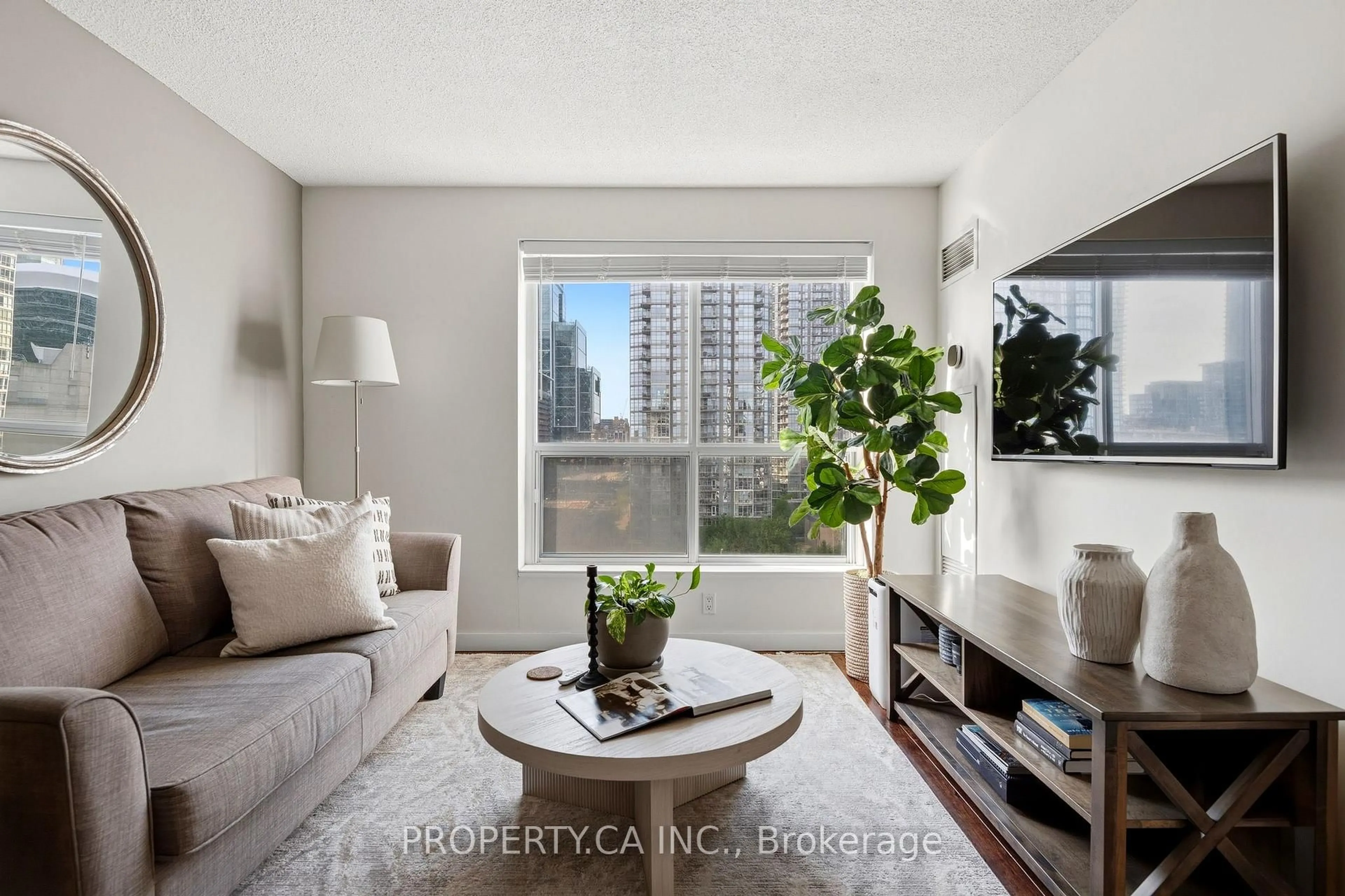 Living room with furniture, unknown for 410 Queens Quay #1105, Toronto Ontario M5V 3T1