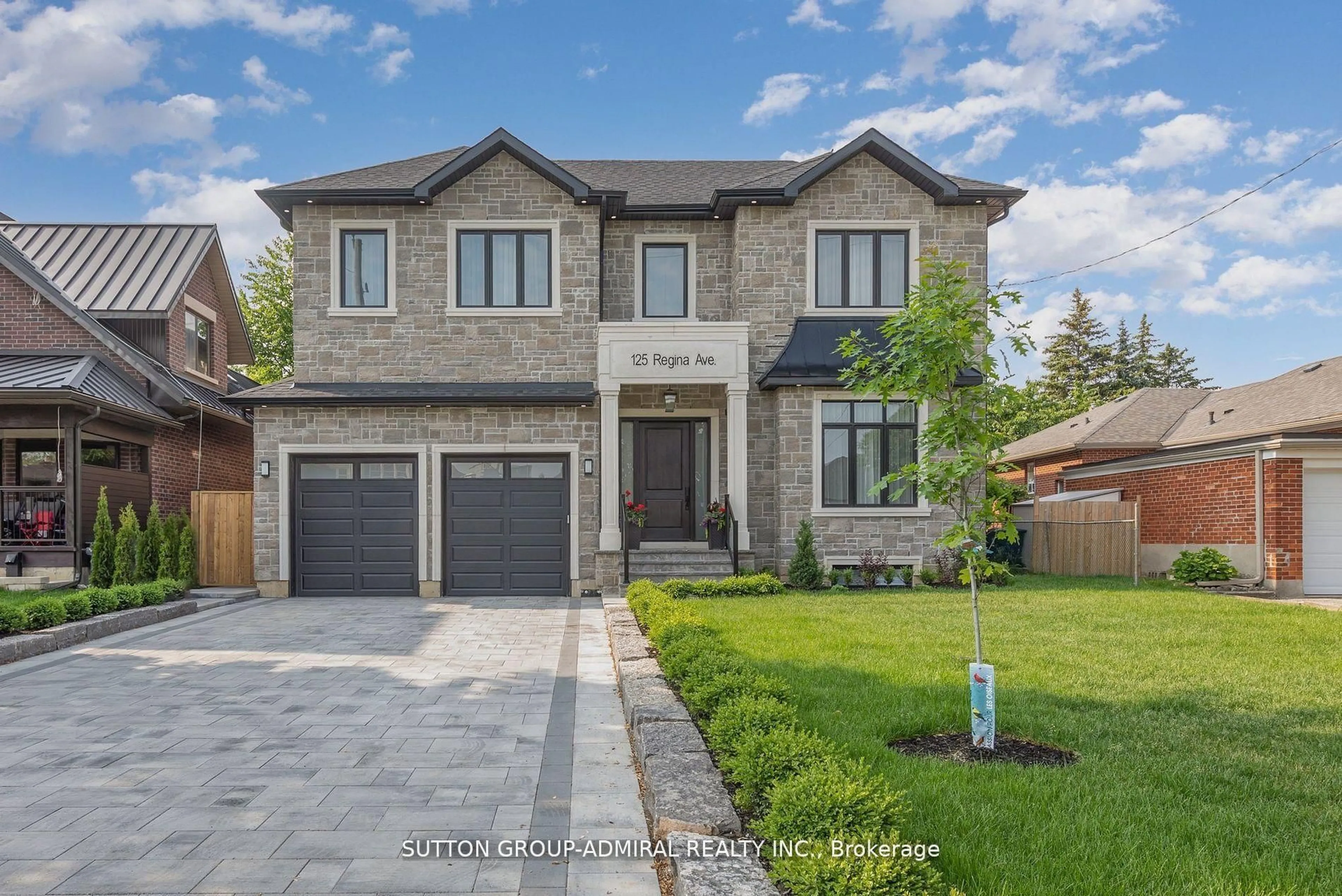 Home with brick exterior material, street for 125 Regina Ave, Toronto Ontario M6A 1R8