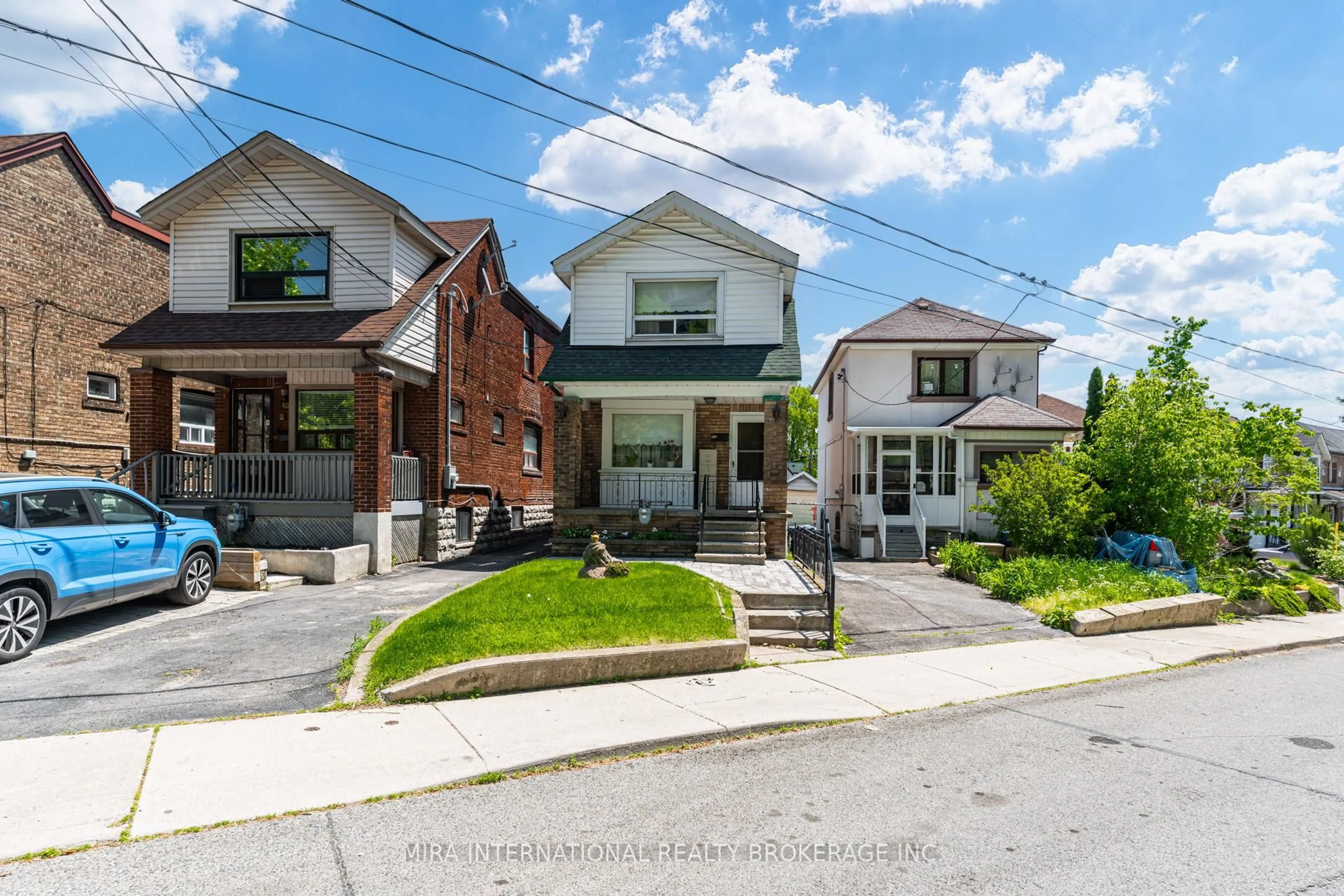 Home with brick exterior material, street for 631 Lauder Ave, Toronto Ontario M6E 3J8
