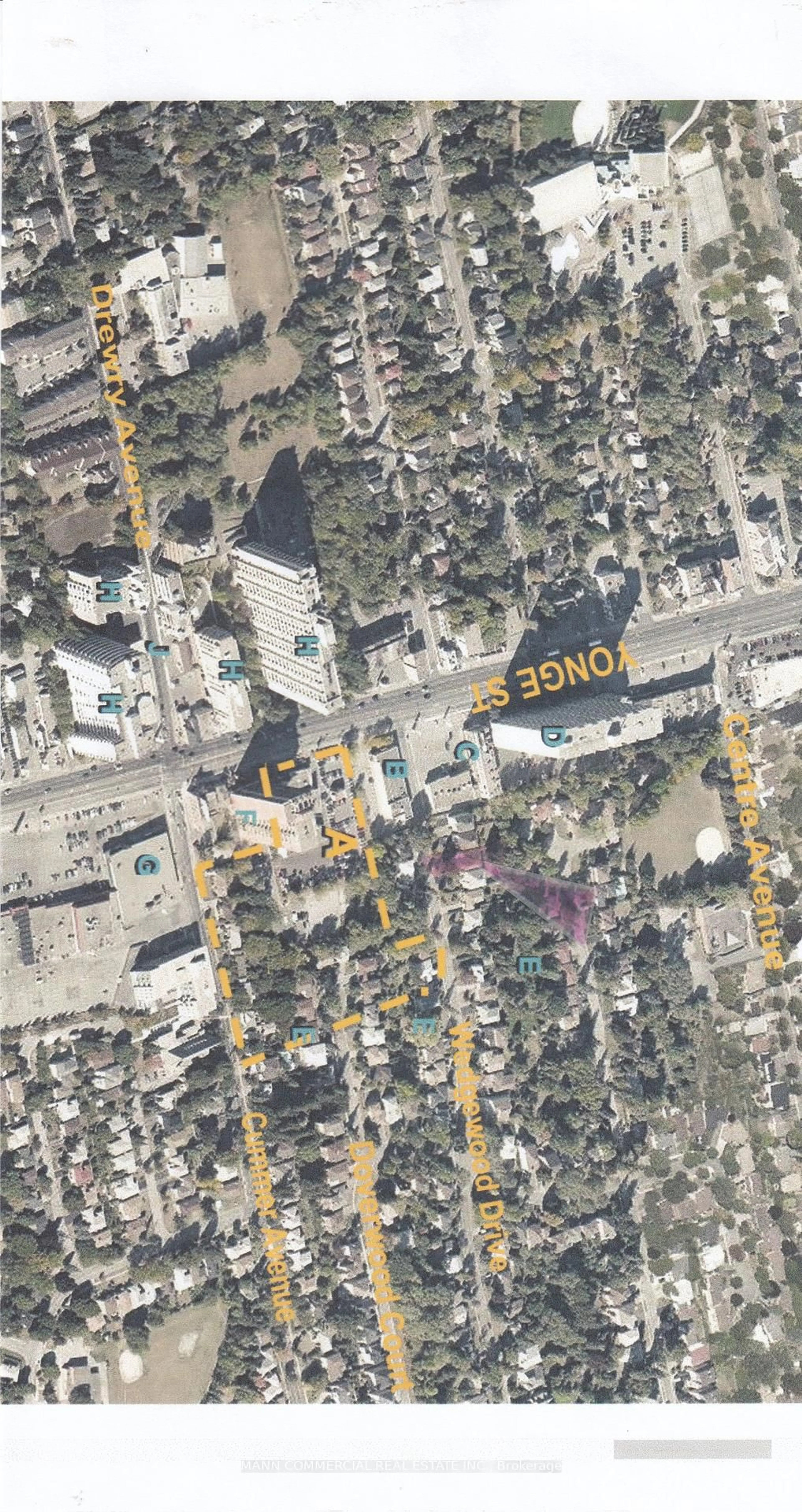 Picture of a map for 17 Wedgewood Dr, Toronto Ontario M2M 2H2