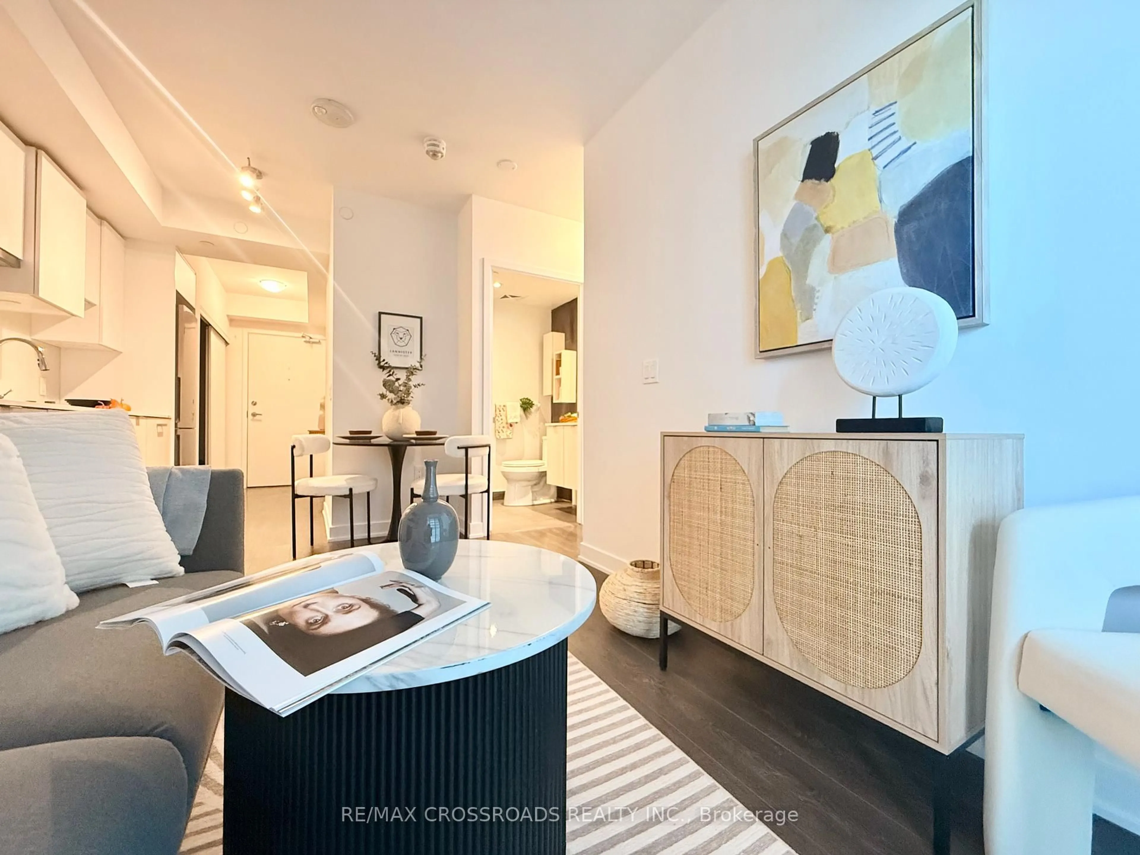 Living room with furniture, unknown for 195 Redpath Ave #2301, Toronto Ontario M4P 0E4