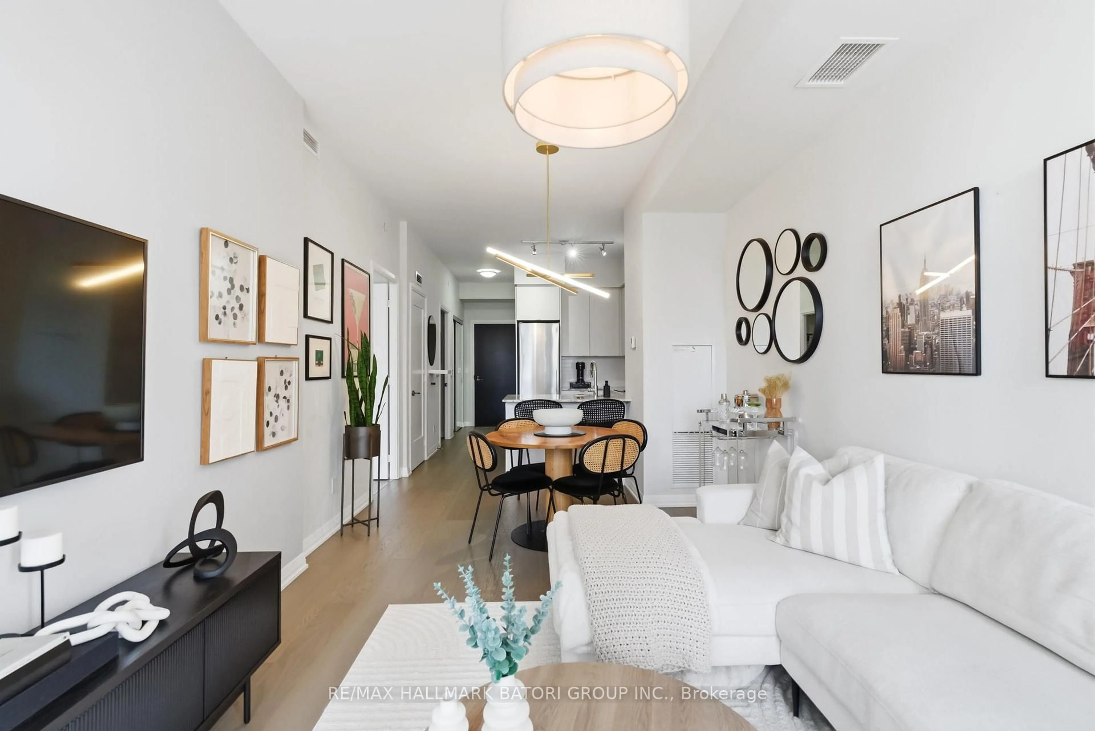 Living room with furniture, unknown for 101 Erskine Ave #217, Toronto Ontario M4P 1Y5