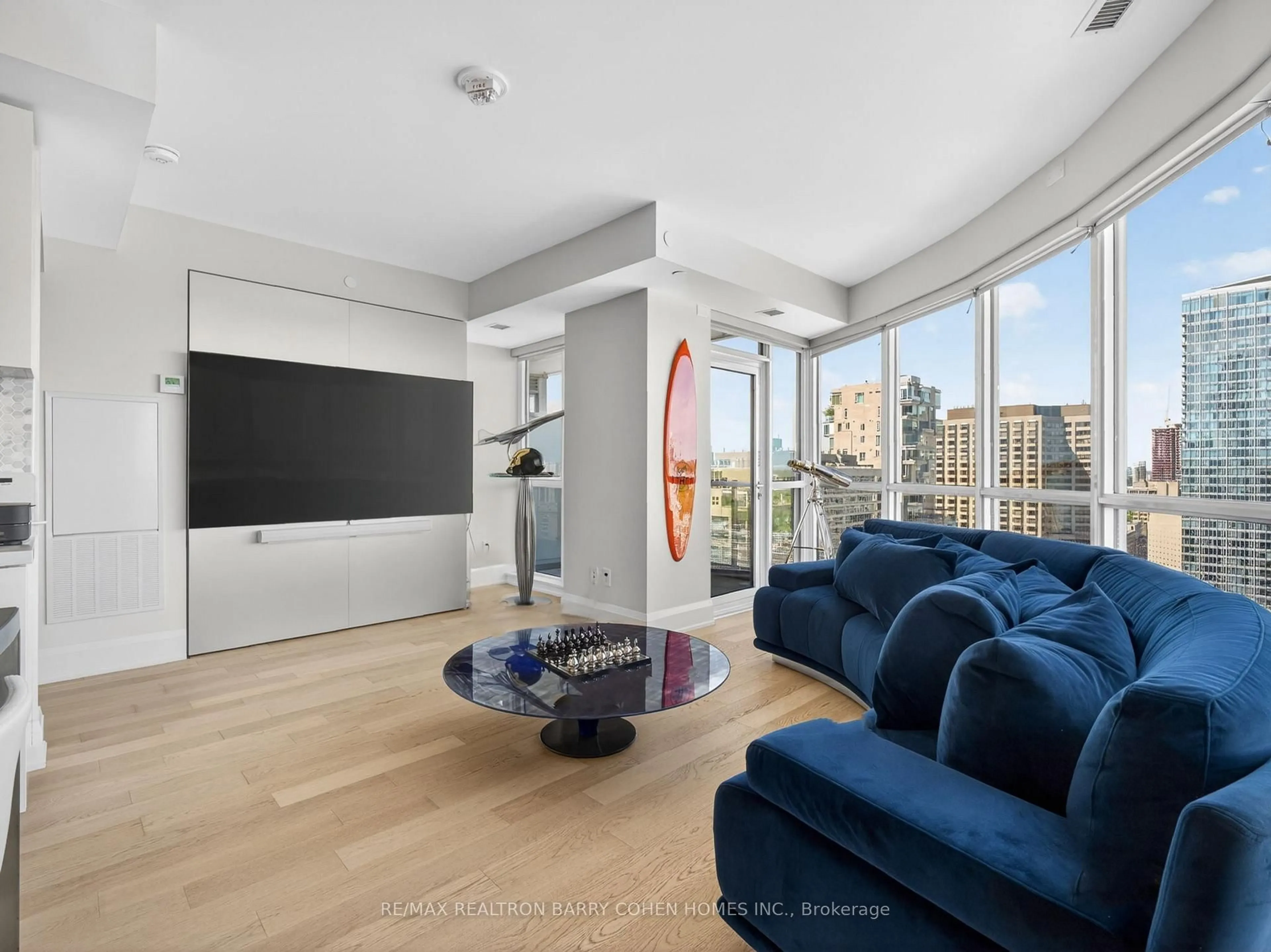 Living room with furniture, unknown for 88 Cumberland St #2104, Toronto Ontario M5R 0C8