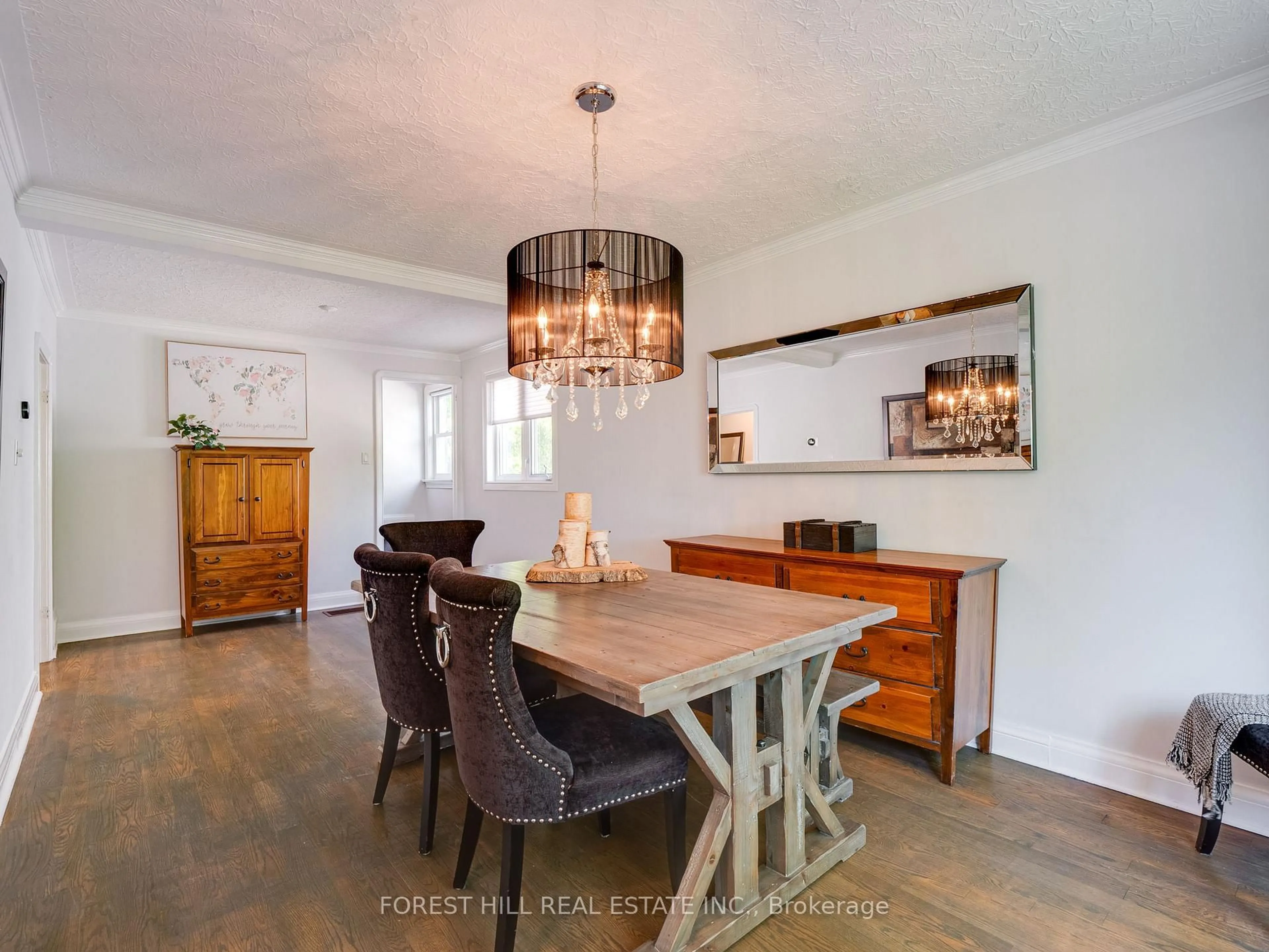 Dining room, wood/laminate floor for 236 Cameron Ave, Toronto Ontario M2N 1E7