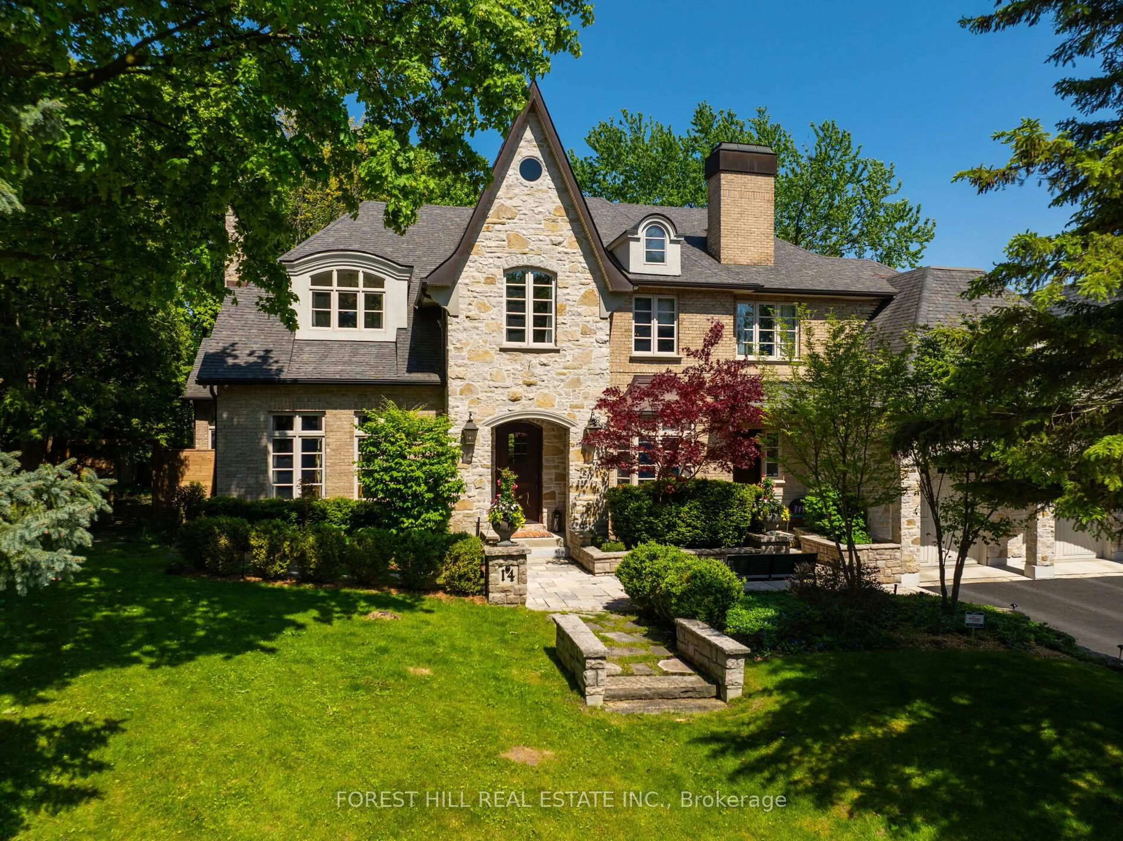 Home with brick exterior material, street for 14 Denewood Cres, Toronto Ontario M3B 1M5