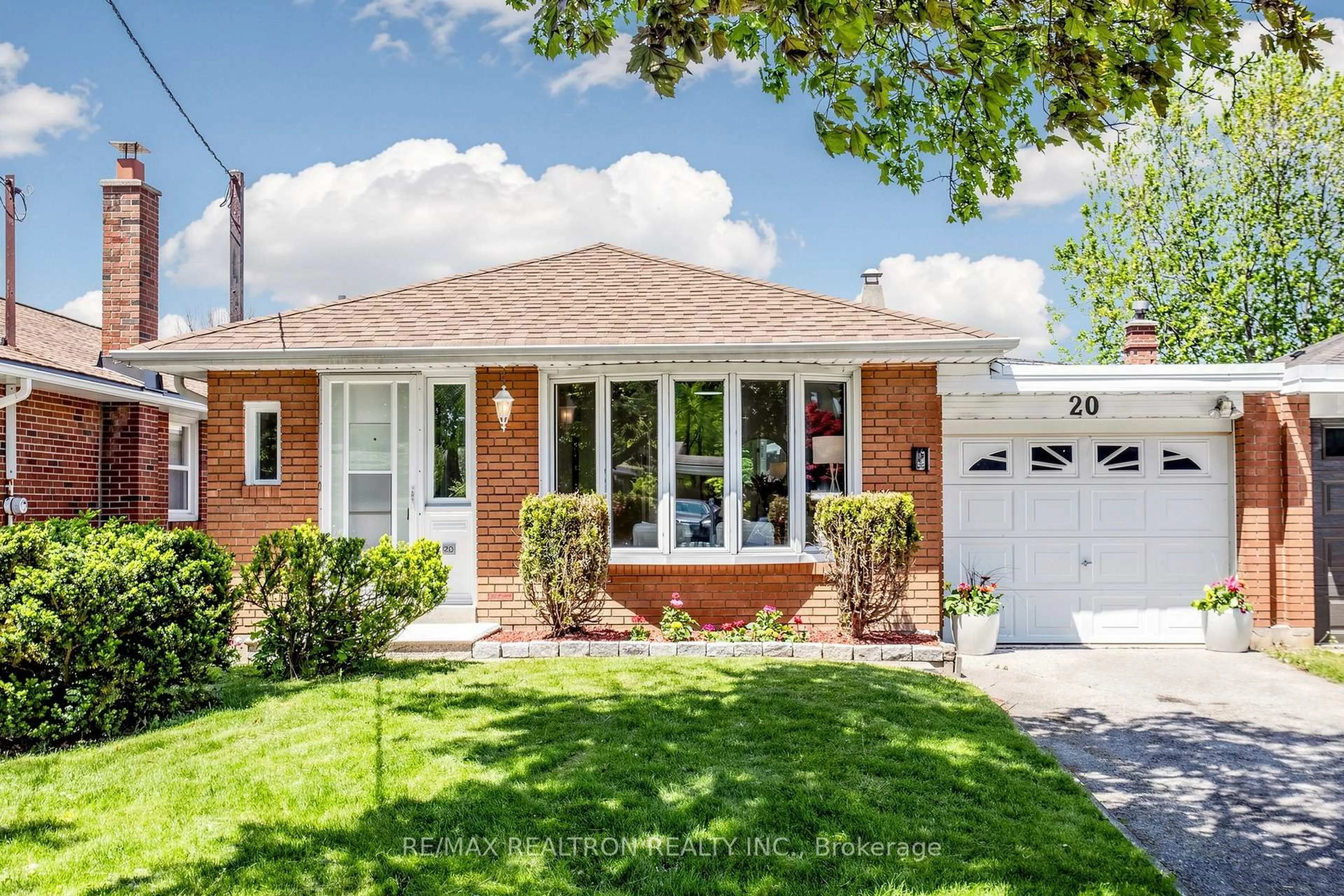 Home with brick exterior material, street for 20 Doonaree Dr, Toronto Ontario M3A 1M4