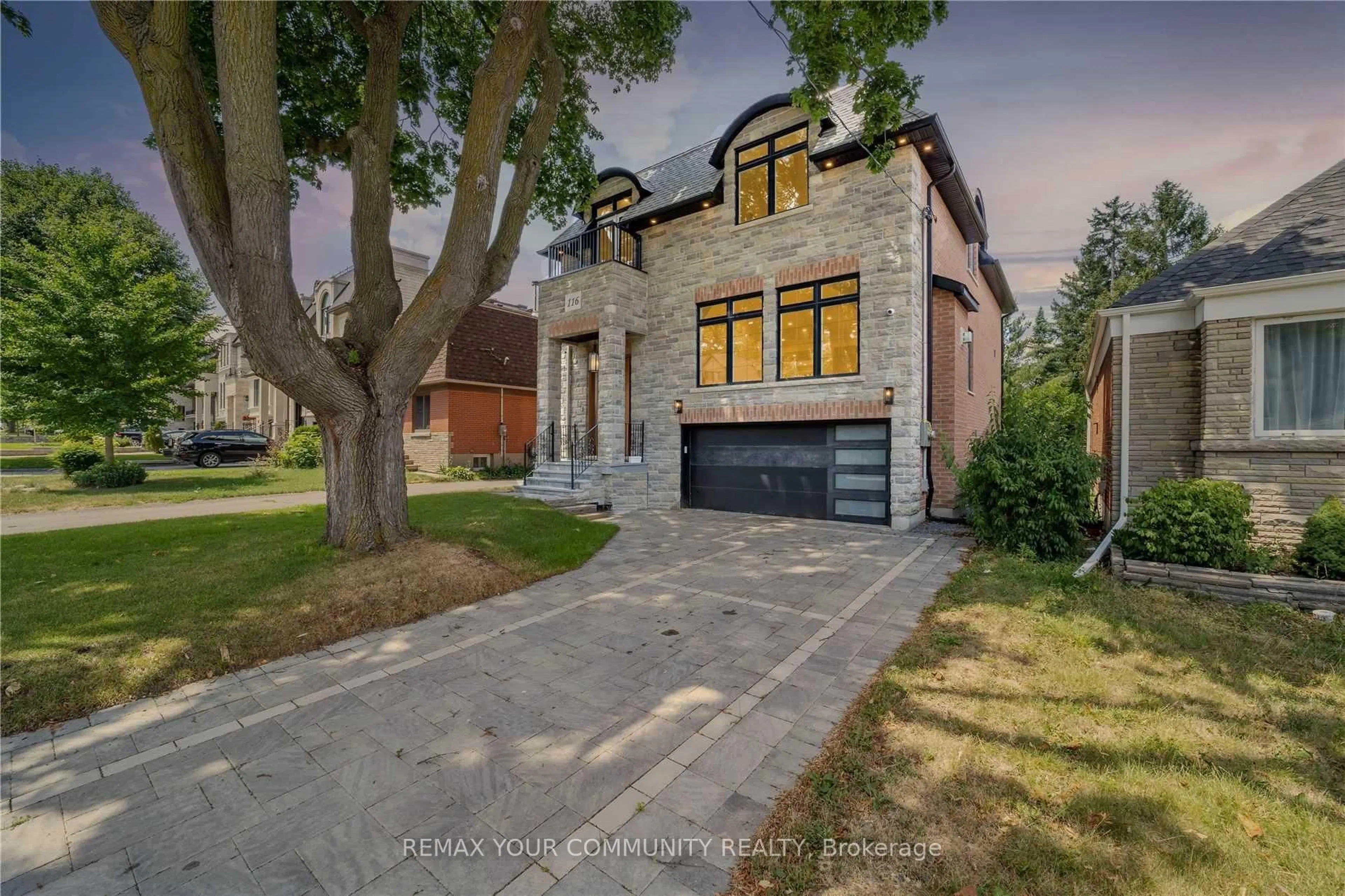 Home with brick exterior material, street for 116 Park Home Ave, Toronto Ontario M2N 1W8