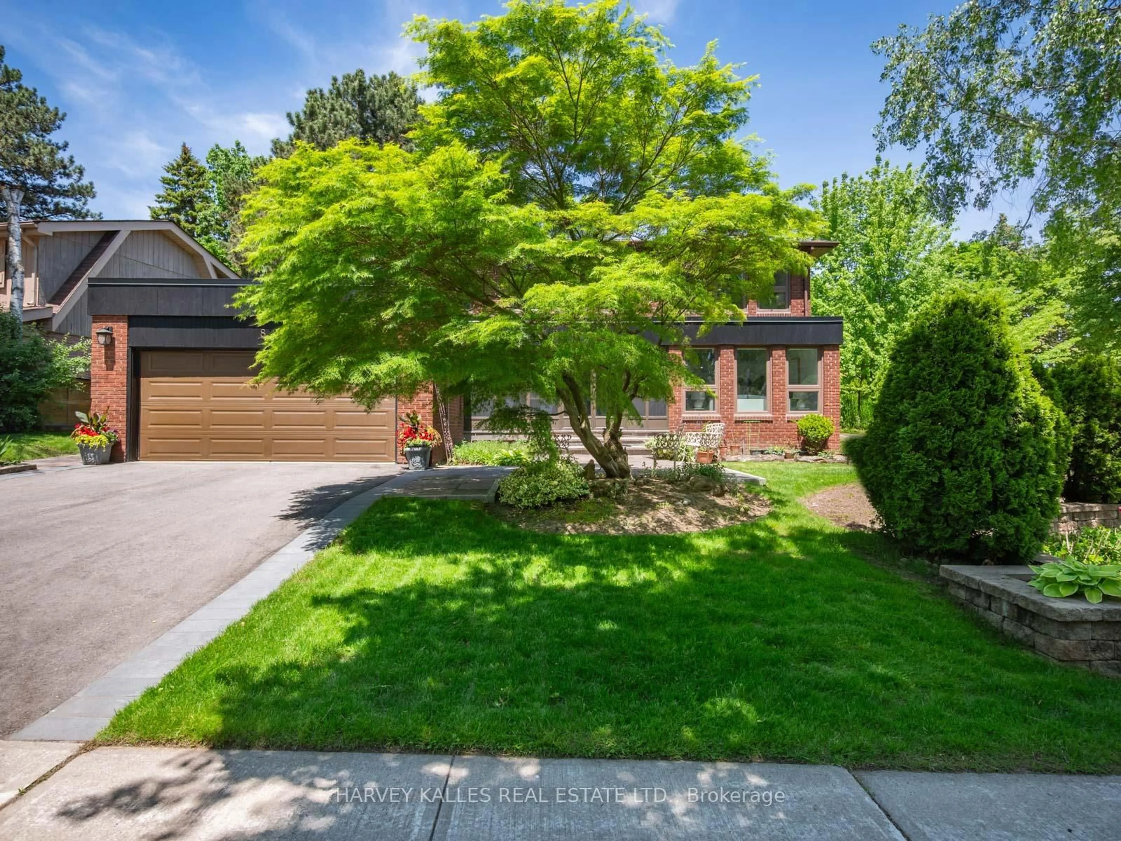 Home with brick exterior material, street for 8 Caravan Dr, Toronto Ontario M3B 1N1