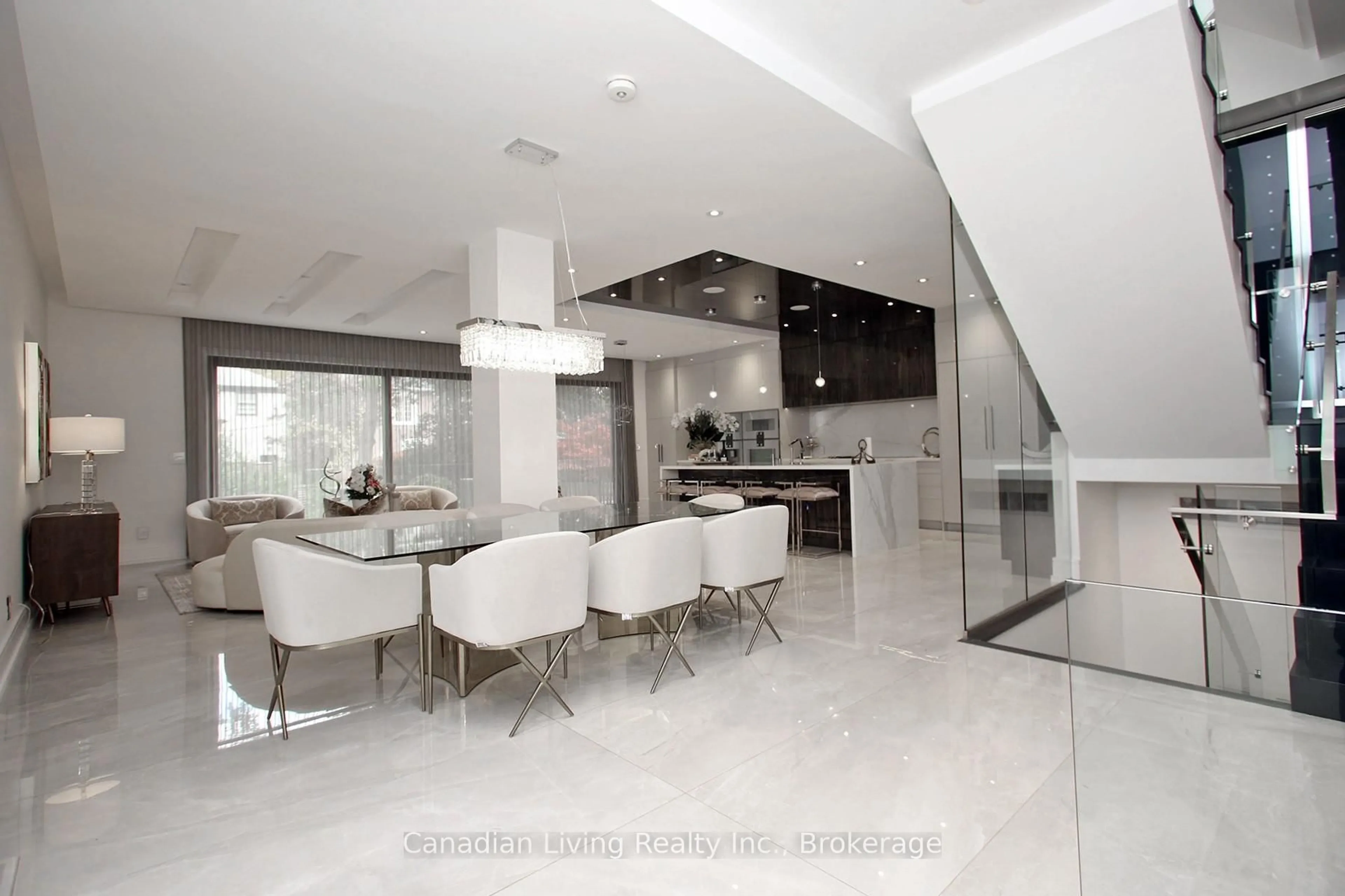 Contemporary kitchen, ceramic/tile floor for 554 St Clements Ave, Toronto Ontario M5N 1M6