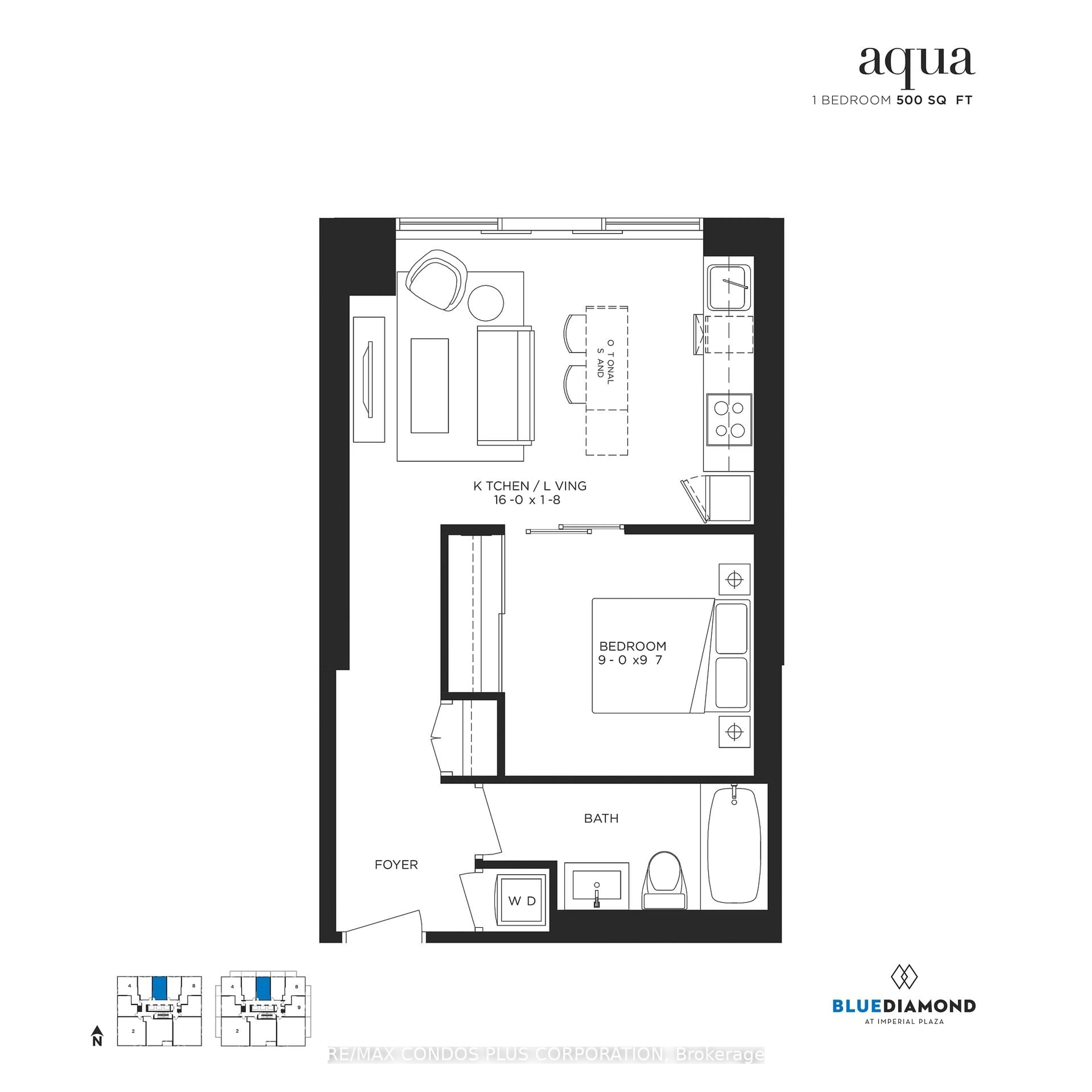 Floor plan for 99 Foxbar Rd #306, Toronto Ontario M4V 0B2