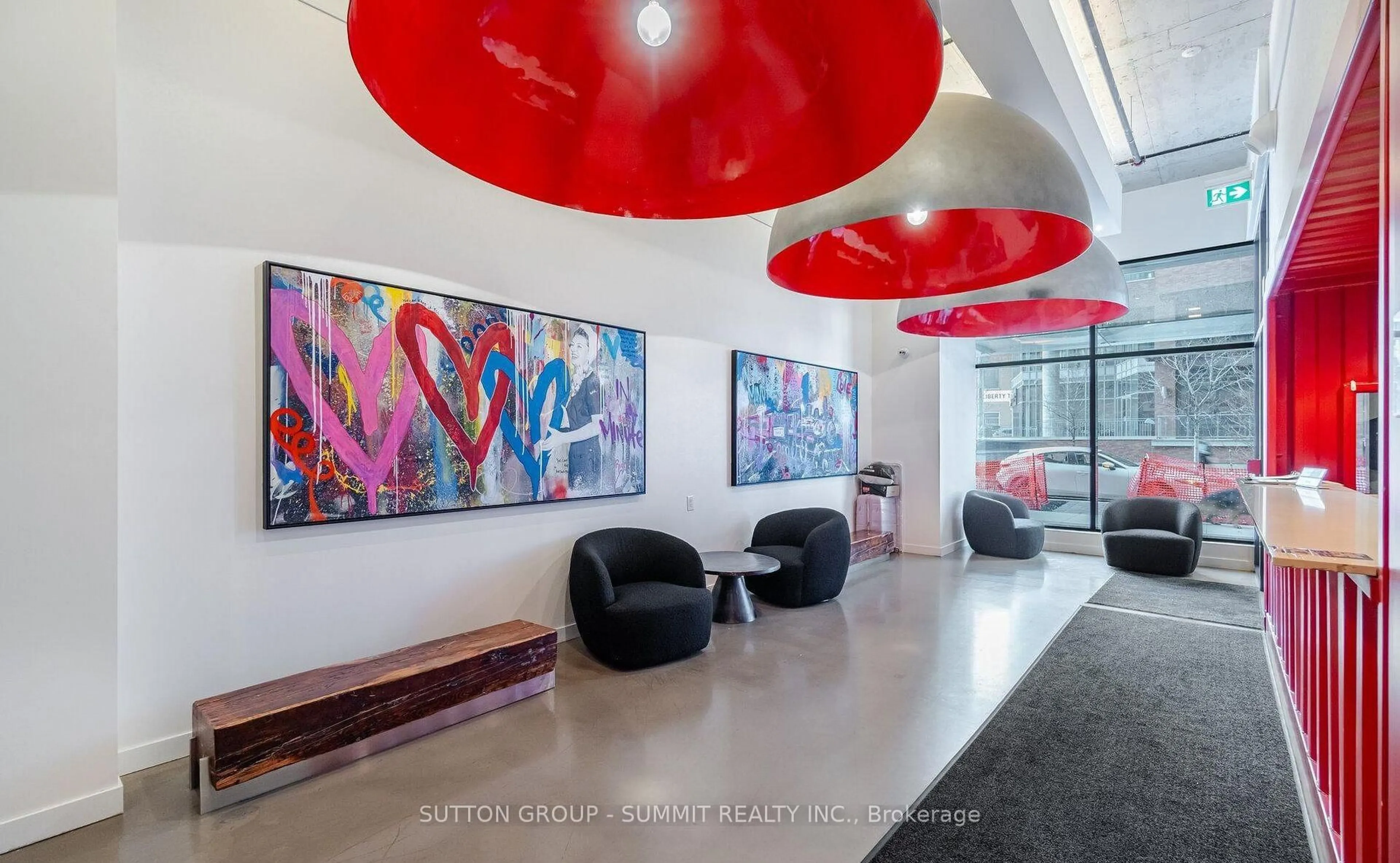 Lobby for 135 Liberty St #1507, Toronto Ontario M6K 0G7