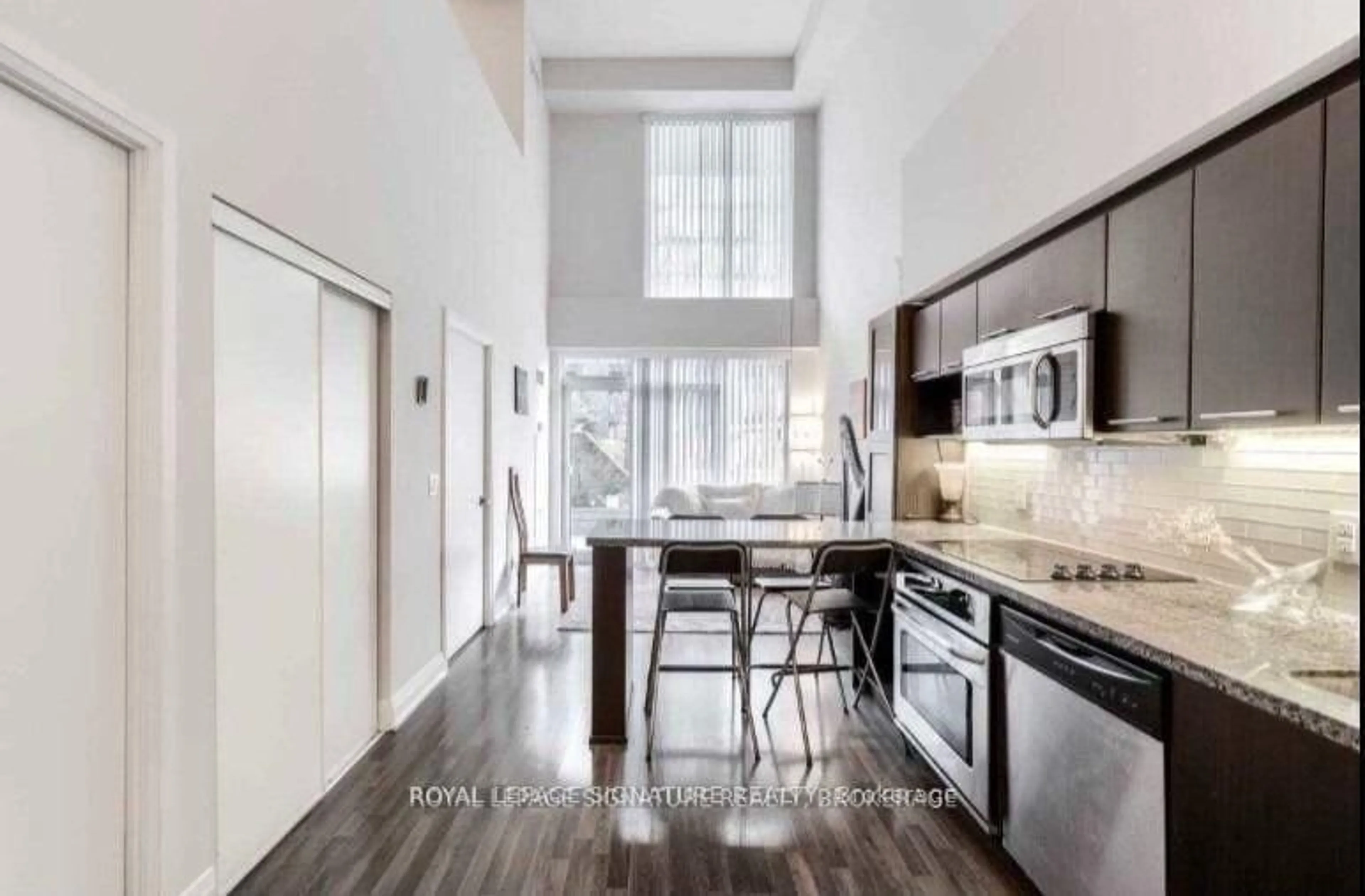 Open concept kitchen, unknown for 555 Wilson Ave #E103, Toronto Ontario M3H 5Y6