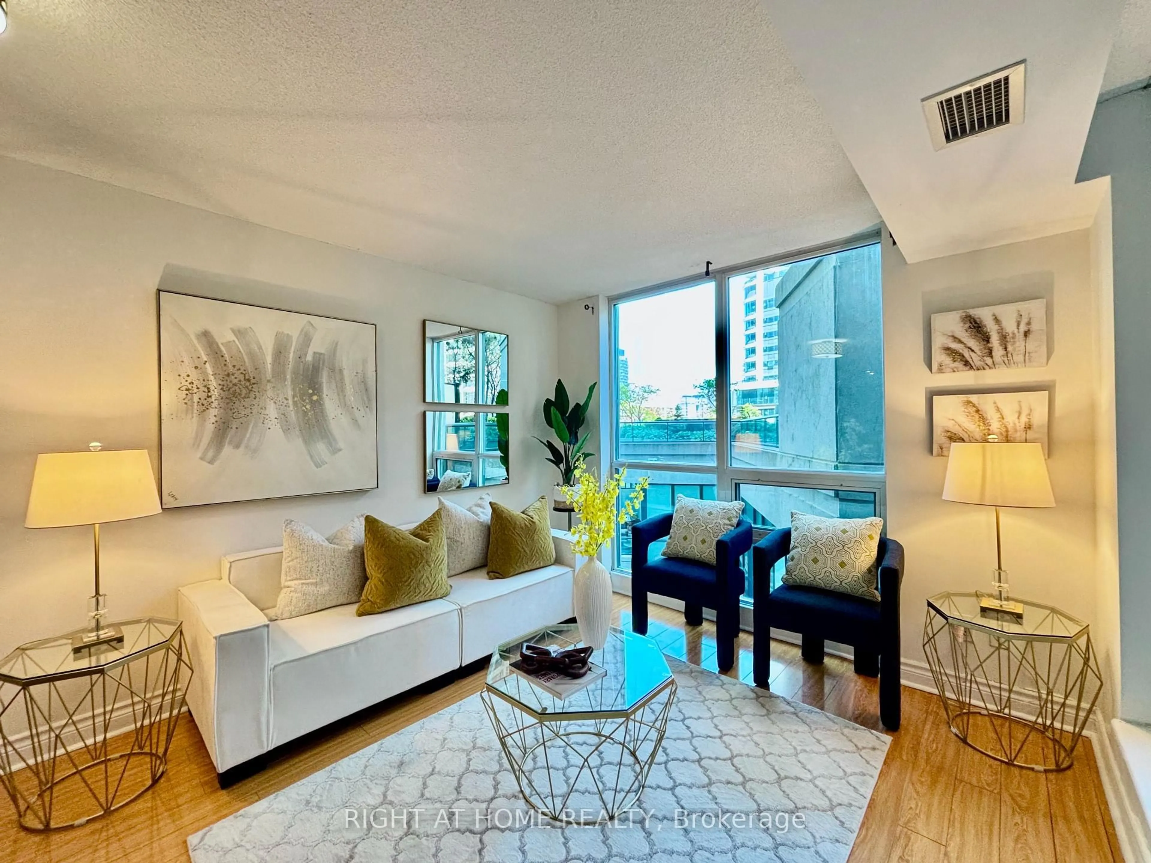 Living room with furniture, unknown for 12 Yonge St #503, Toronto Ontario M5E 1Z9