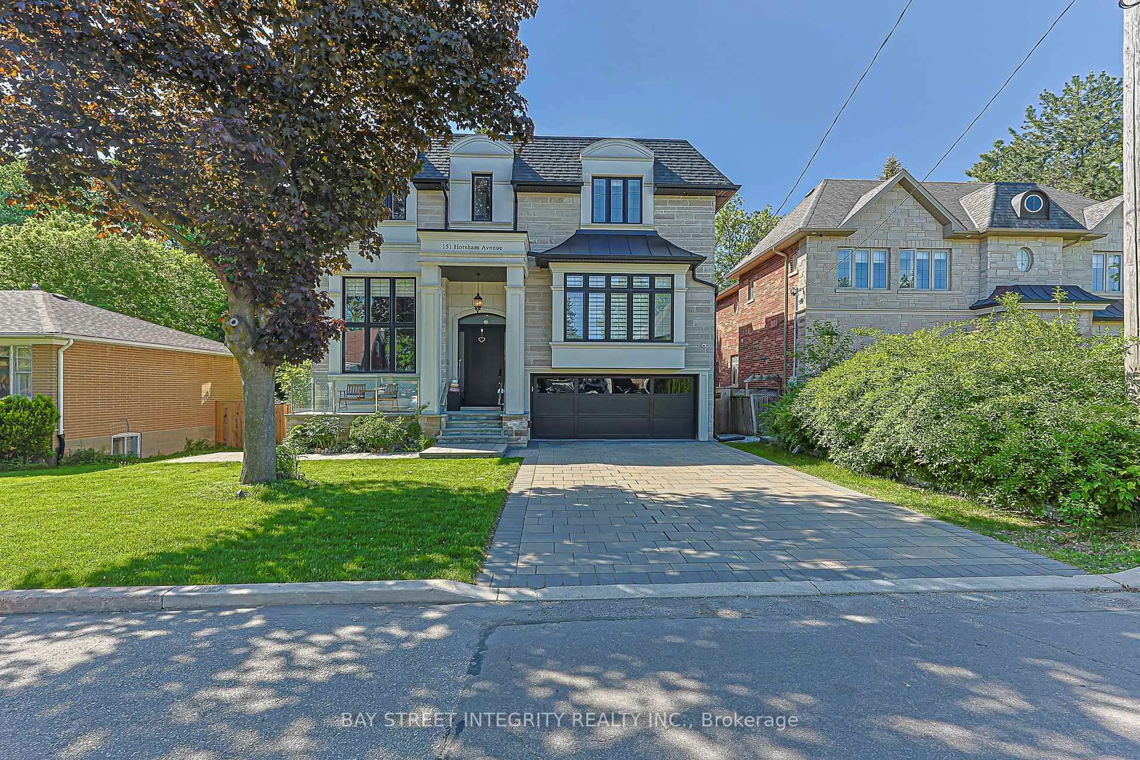 Home with brick exterior material, street for 151 Horsham Ave, Toronto Ontario M2N 2A3