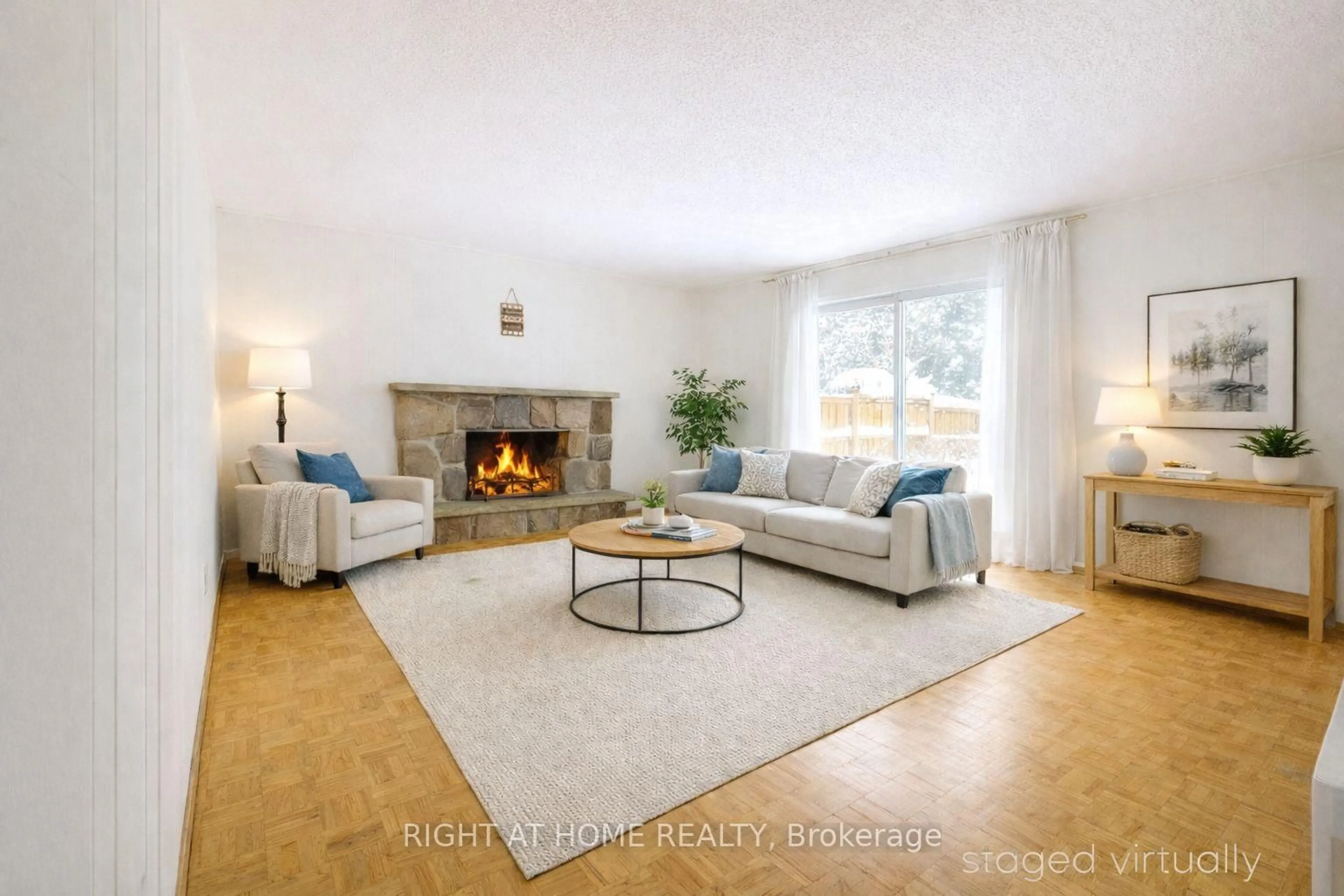 Living room with furniture, unknown for 26 Rustywood Dr, Toronto Ontario M3A 1R8