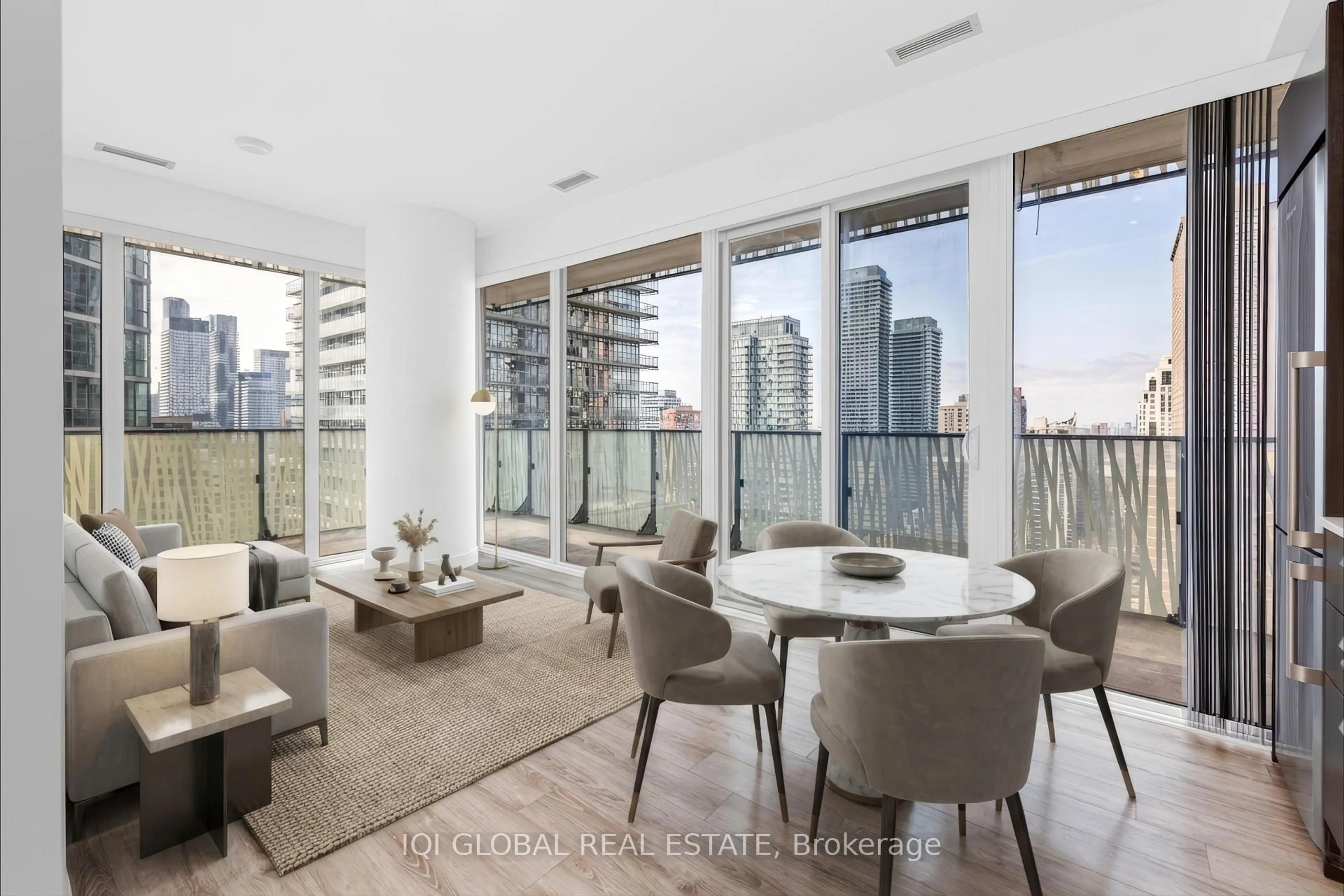 Living room with furniture, unknown for 42 Charles St #2304, Toronto Ontario M4Y 0B7