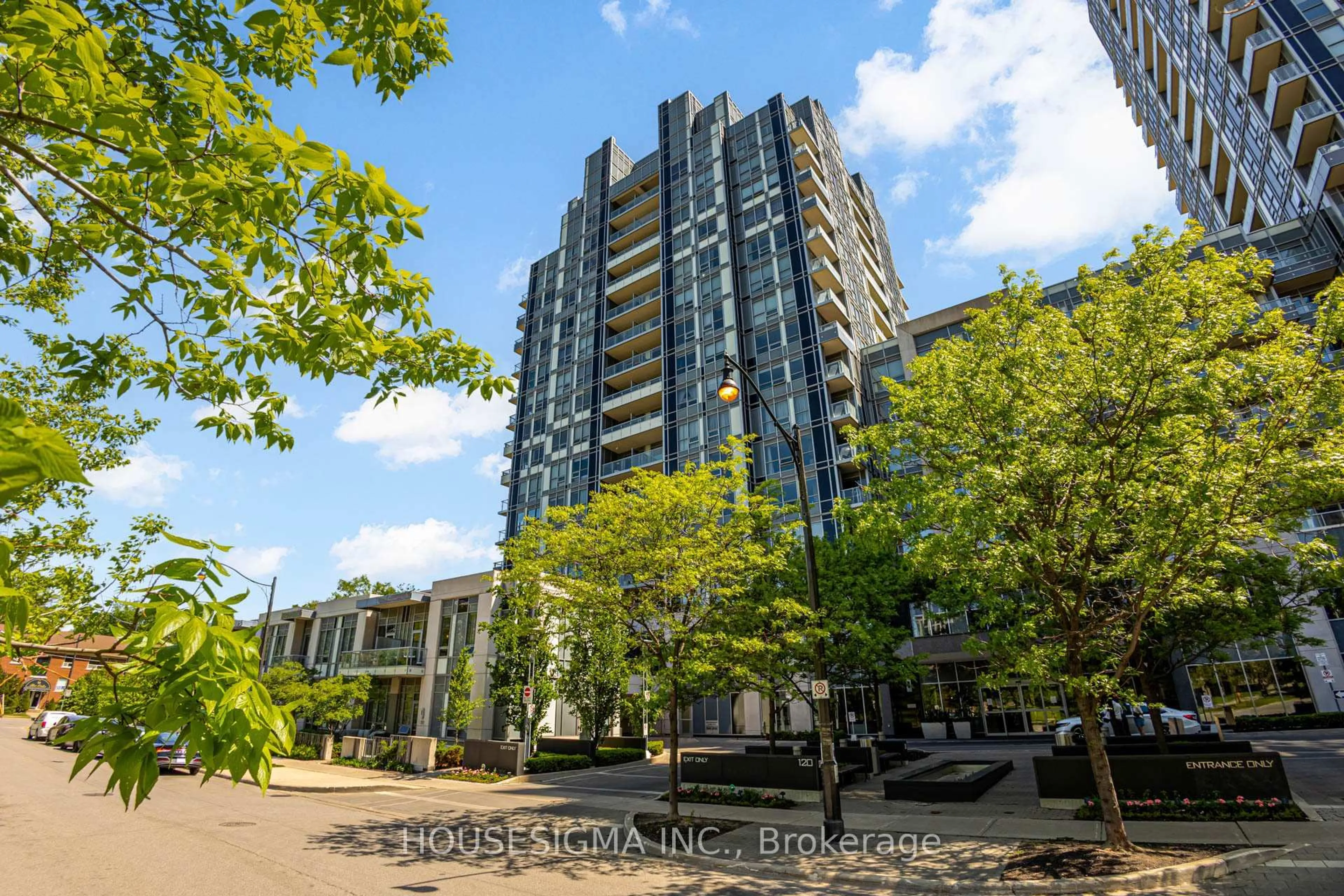 A pic from outside/outdoor area/front of a property/back of a property/a pic from drone, unknown for 120 Harrison Garden Blvd #230, Toronto Ontario M2N 0H1
