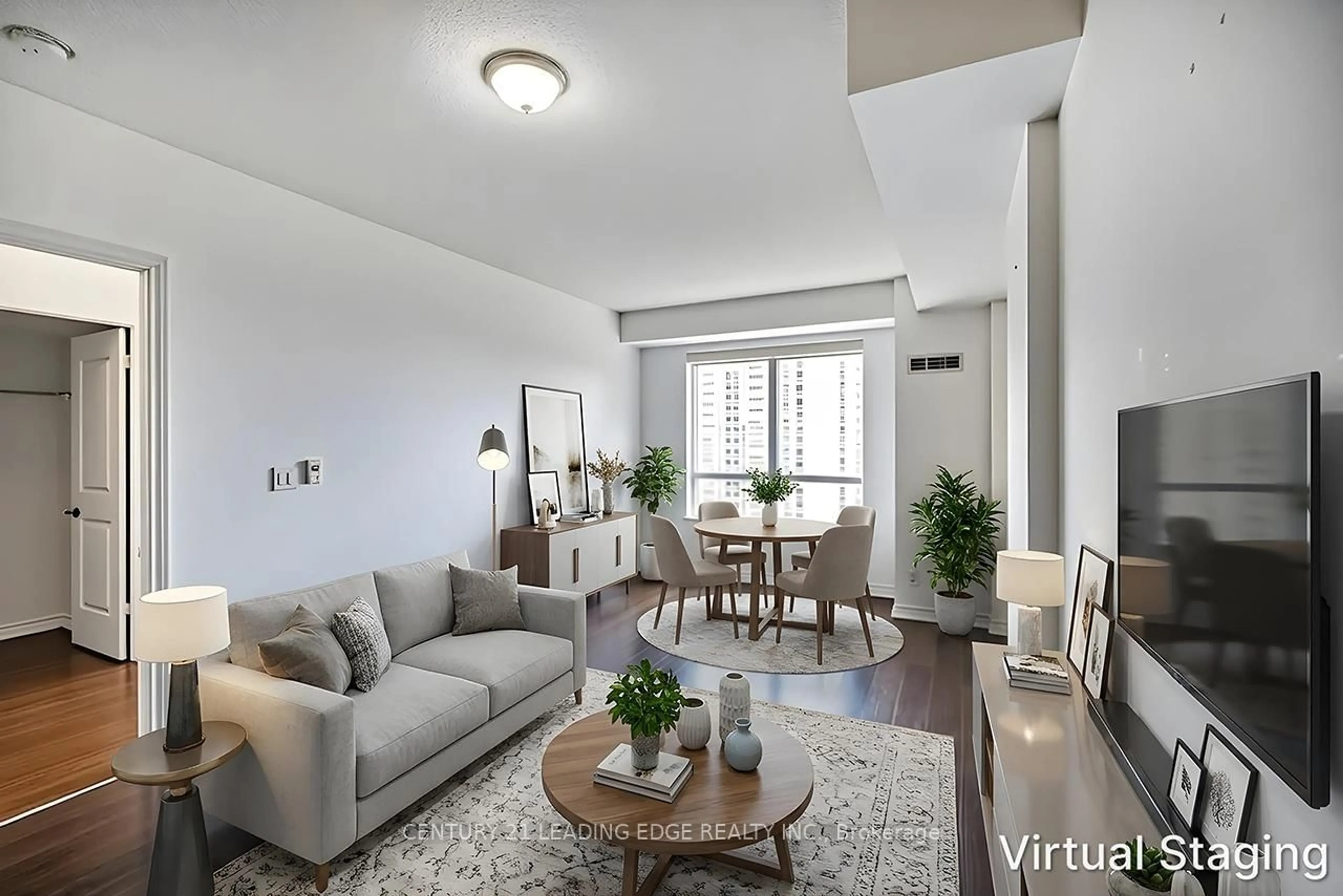 Living room with furniture, unknown for 133 Wynford Dr #1802, Toronto Ontario M3J 0J4