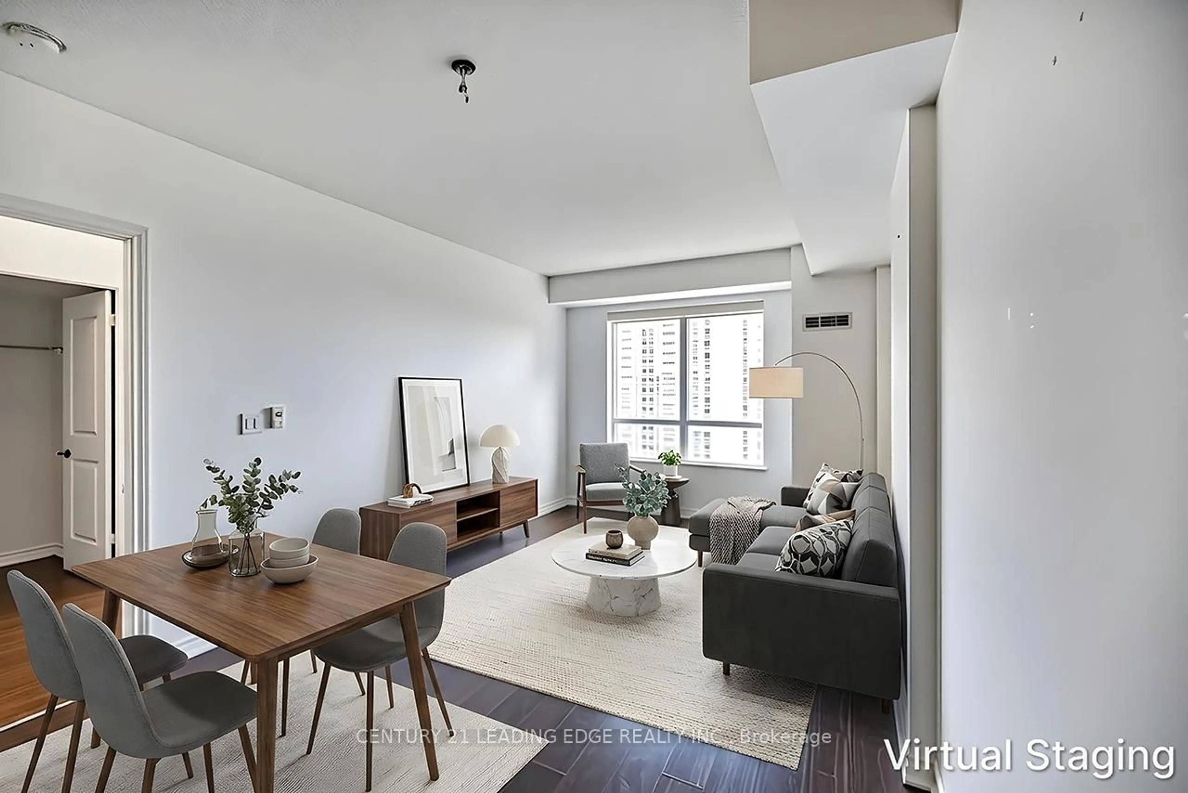 Living room with furniture, unknown for 133 Wynford Dr #1802, Toronto Ontario M3J 0J4