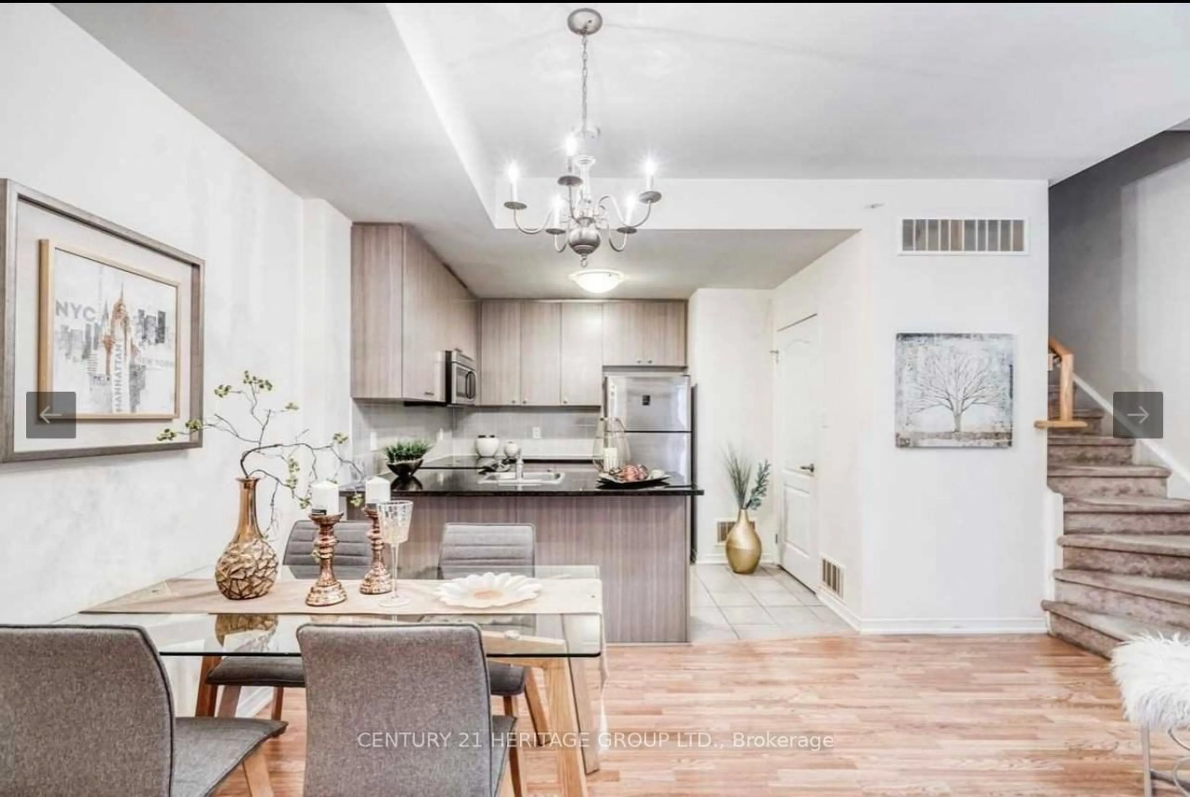 Open concept kitchen, unknown for 21 Coneflower Cres #07, Toronto Ontario M2R 0A5