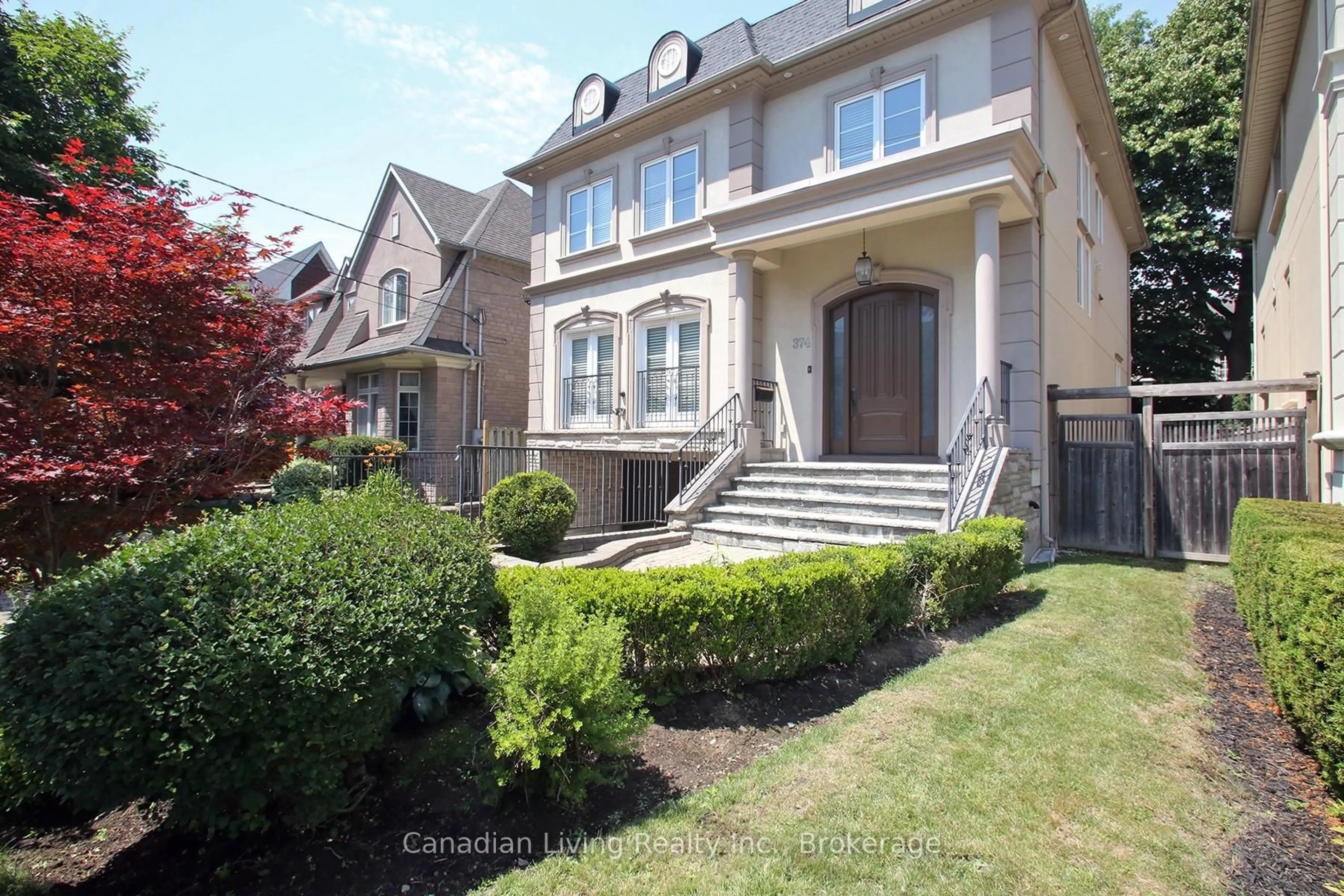 Home with brick exterior material, street for 374 Glengarry Ave, Toronto Ontario M5M 1E8