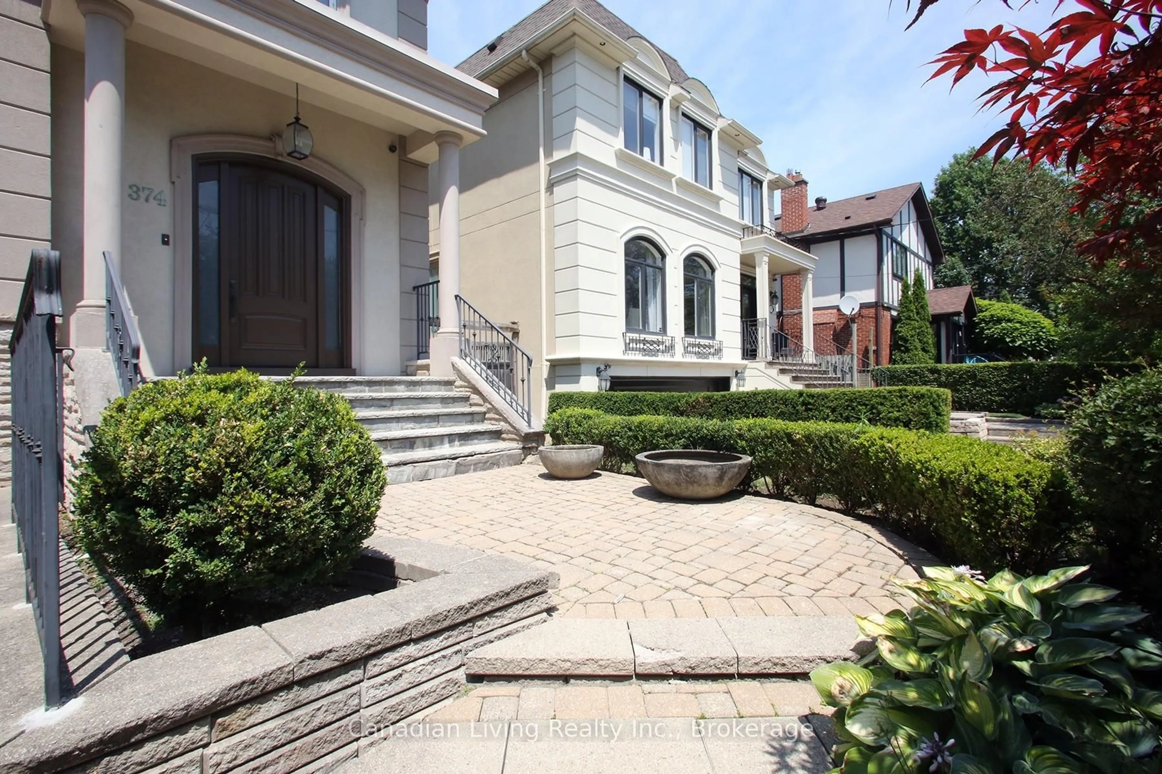 Home with brick exterior material, street for 374 Glengarry Ave, Toronto Ontario M5M 1E8