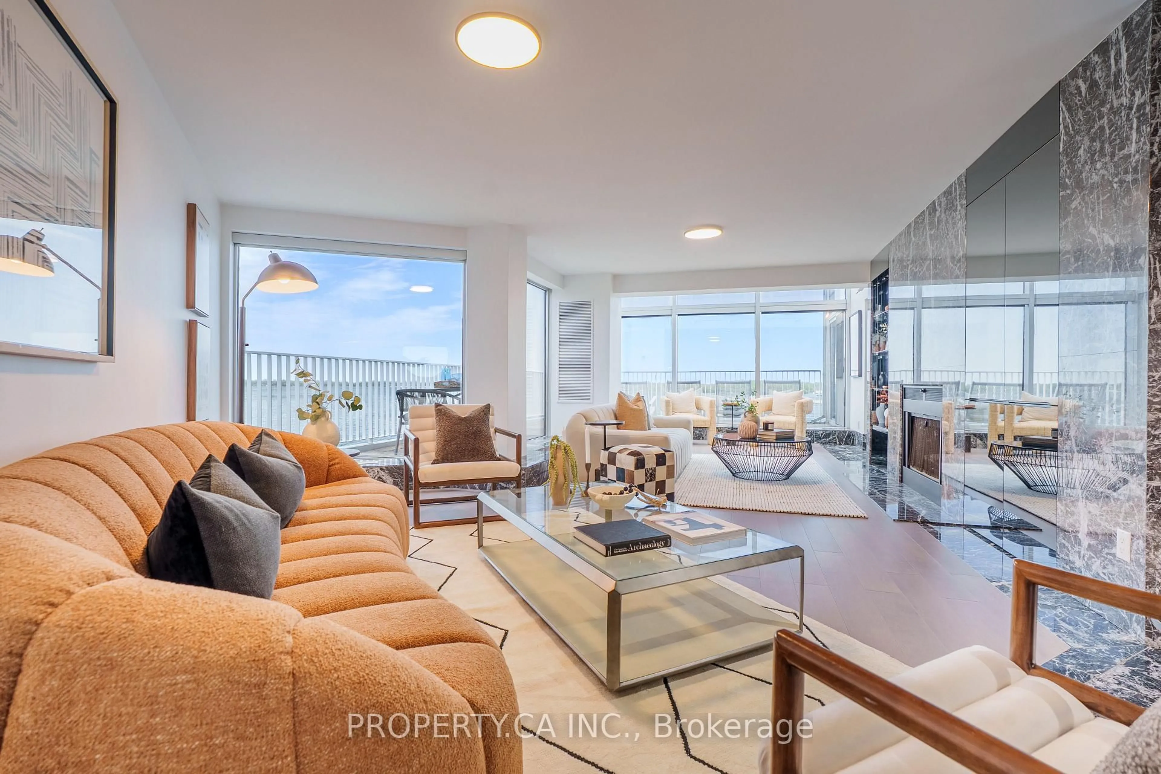 Living room with furniture, unknown for 401 Queens Quay #707, Toronto Ontario M5V 2Y2