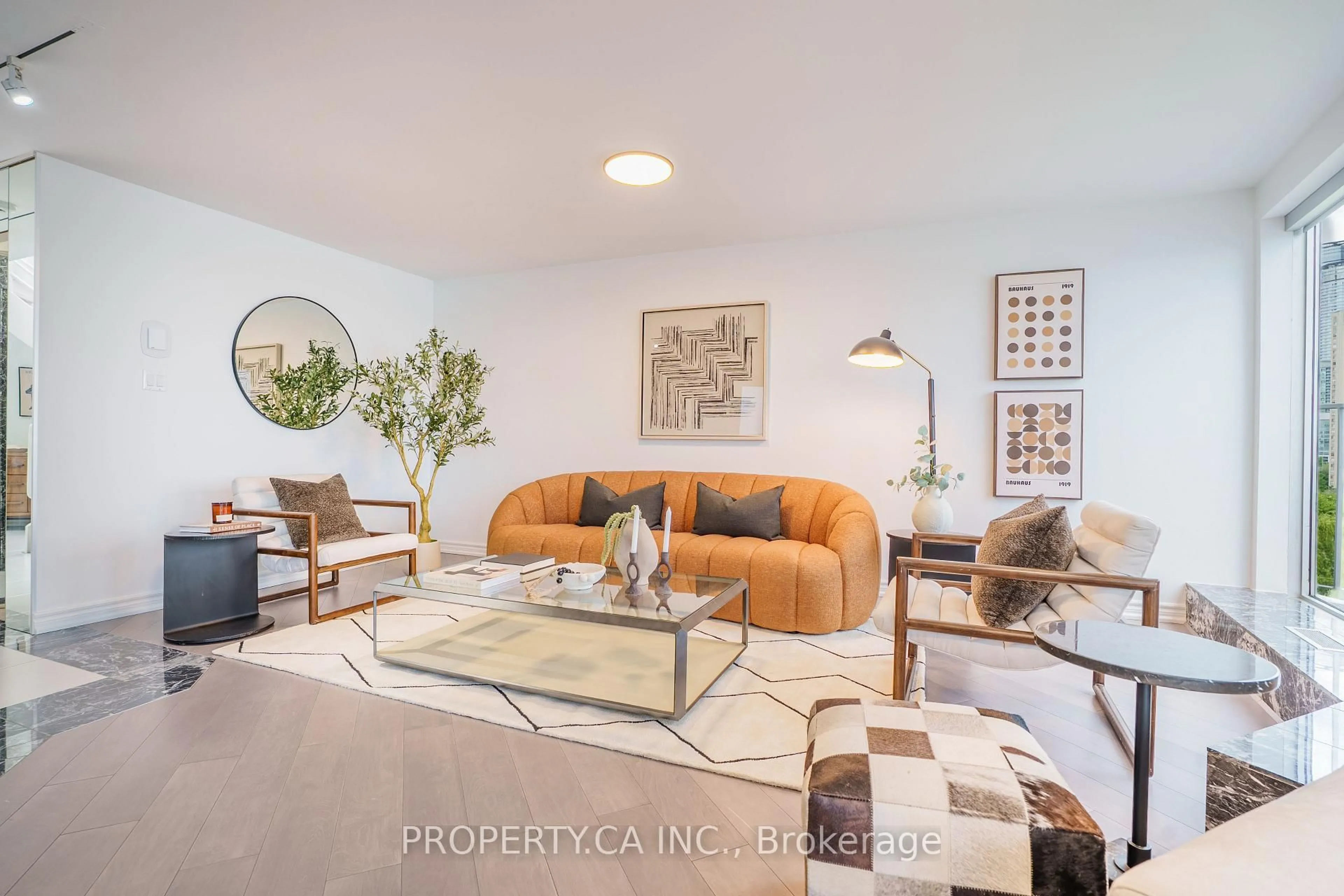 Living room with furniture, unknown for 401 Queens Quay #707, Toronto Ontario M5V 2Y2