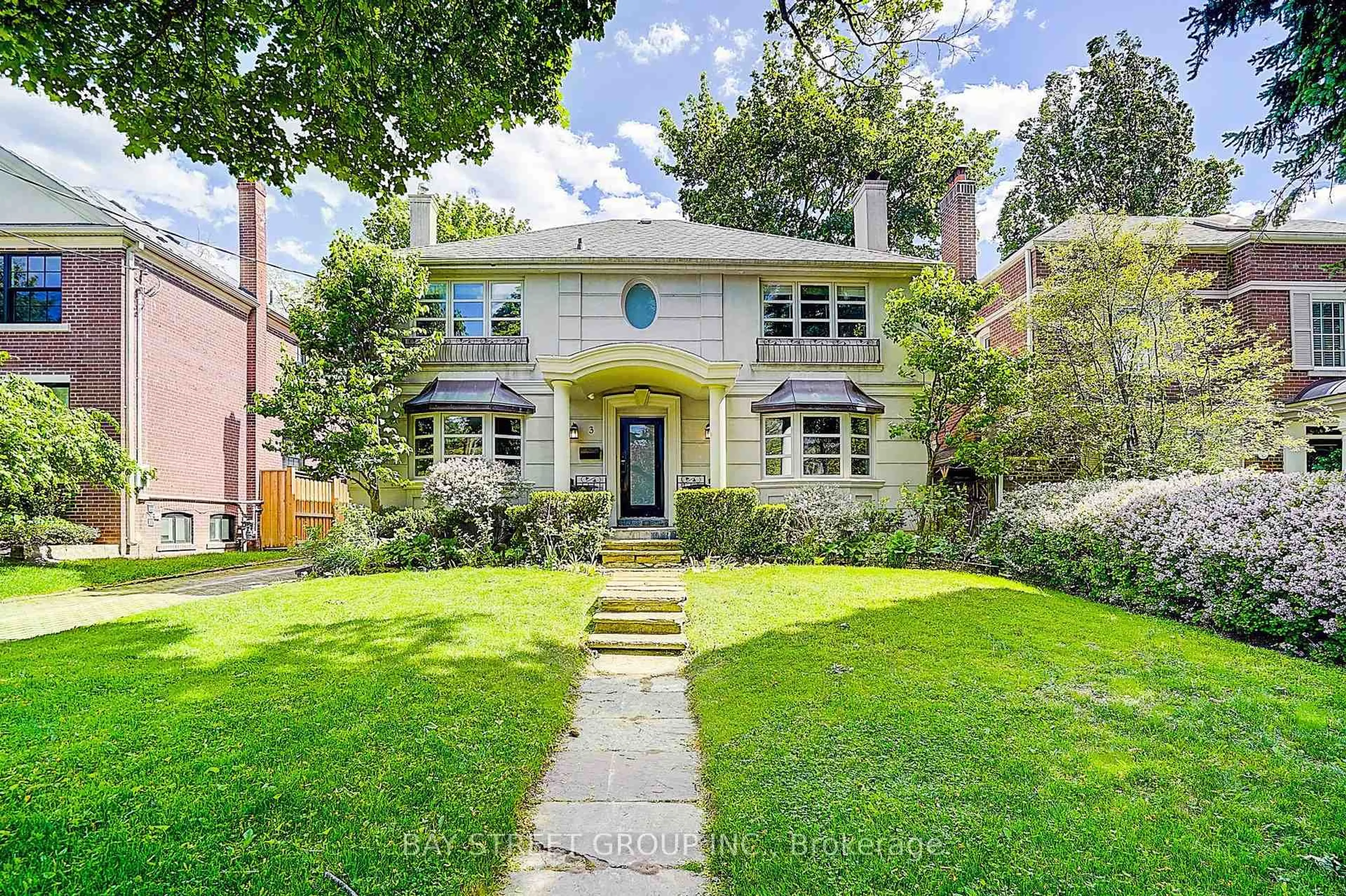 Home with brick exterior material, street for 3 Silverwood Ave, Toronto Ontario M5P 1W3
