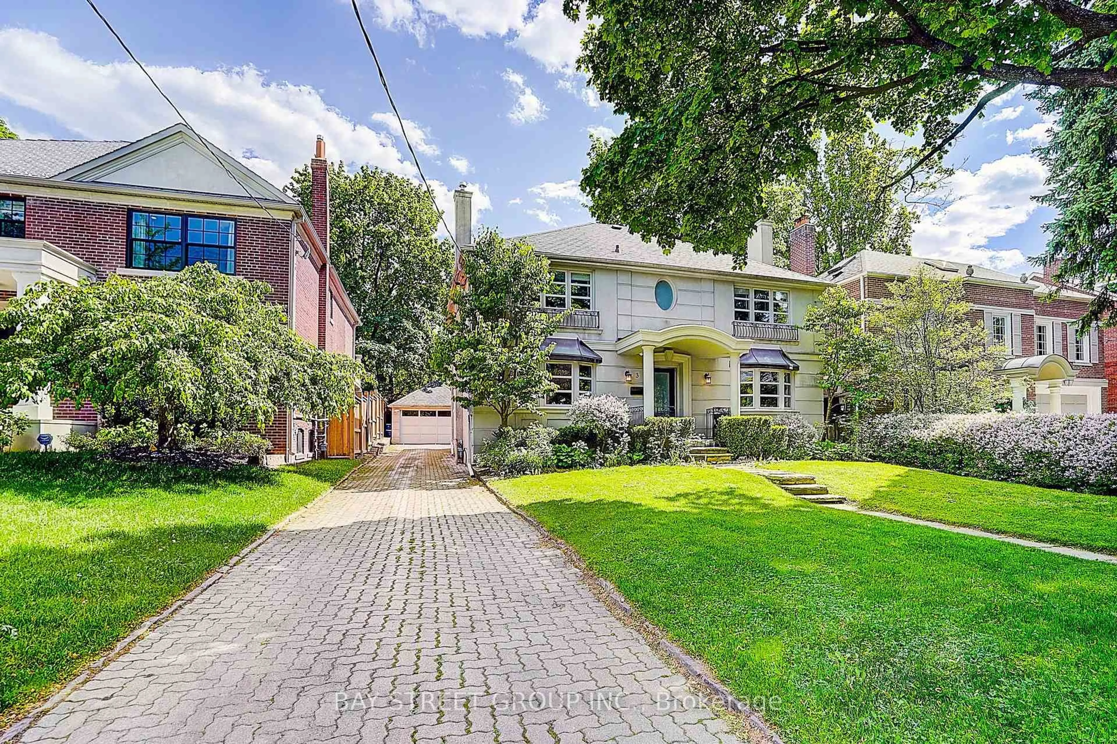 Home with brick exterior material, street for 3 Silverwood Ave, Toronto Ontario M5P 1W3