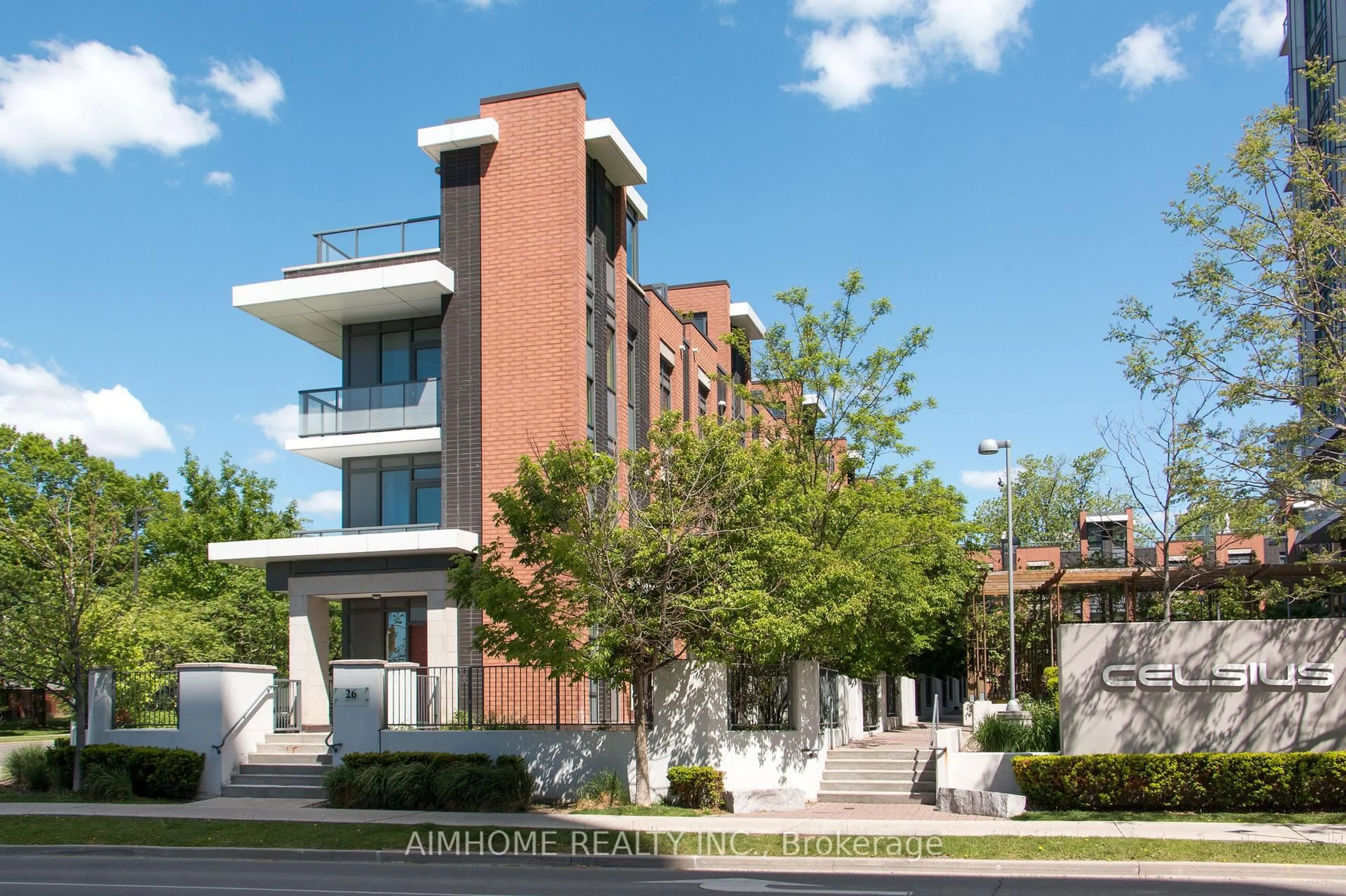 Home with brick exterior material, building for 26 Churchill Ave #TH120, Toronto Ontario M2N 0J3