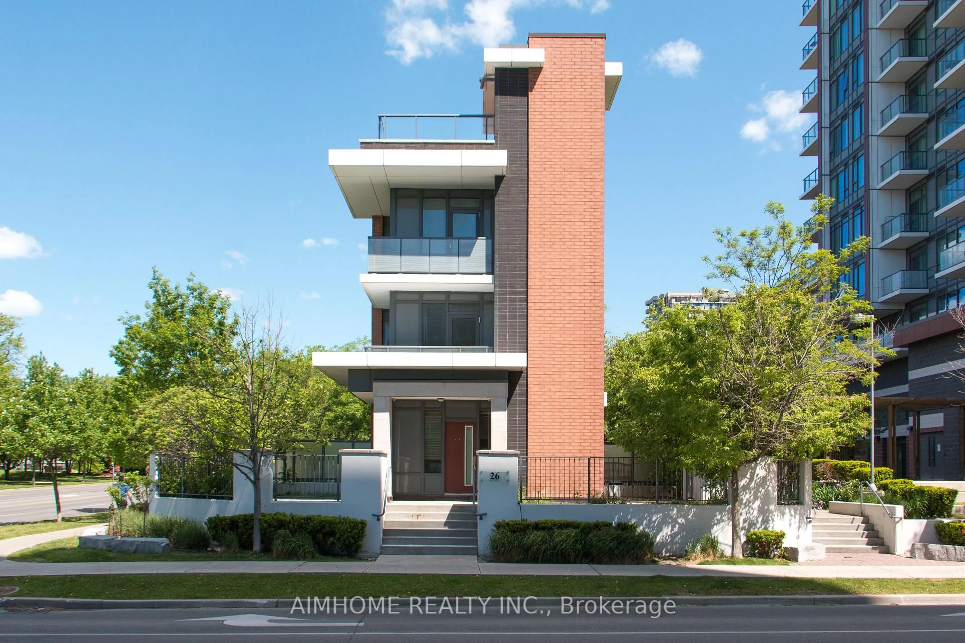 Home with brick exterior material, building for 26 Churchill Ave #TH120, Toronto Ontario M2N 0J3