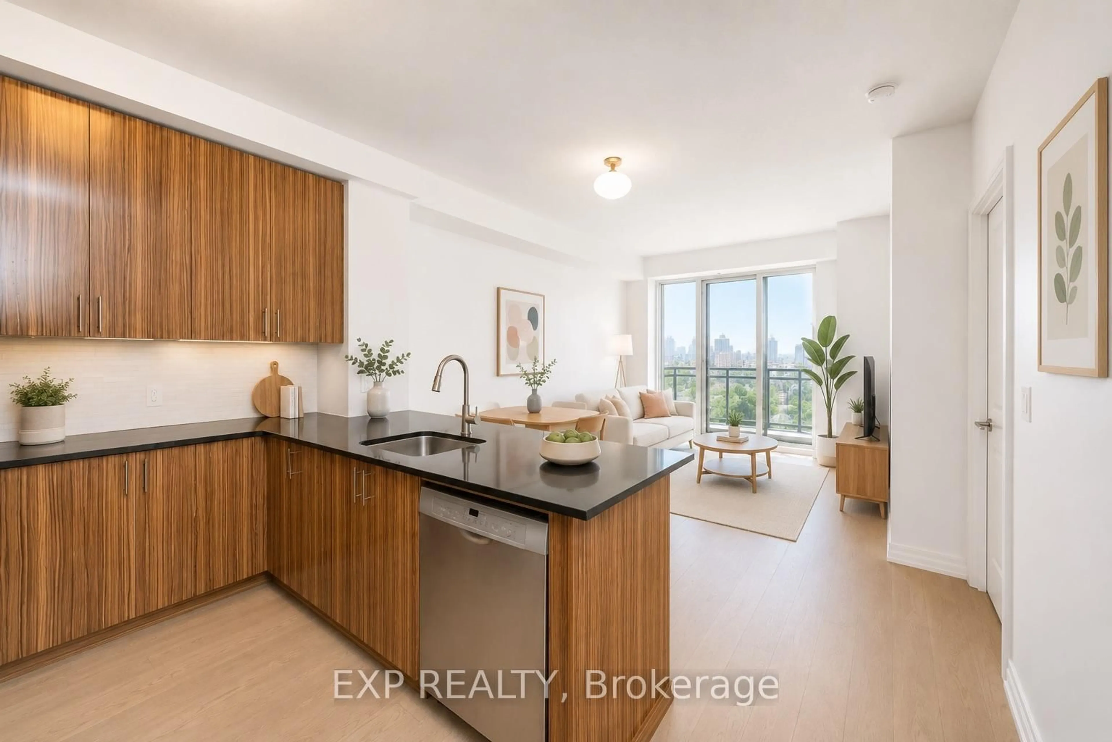 Open concept kitchen, unknown for 225 Sackville St #1306, Toronto Ontario M5A 3H1