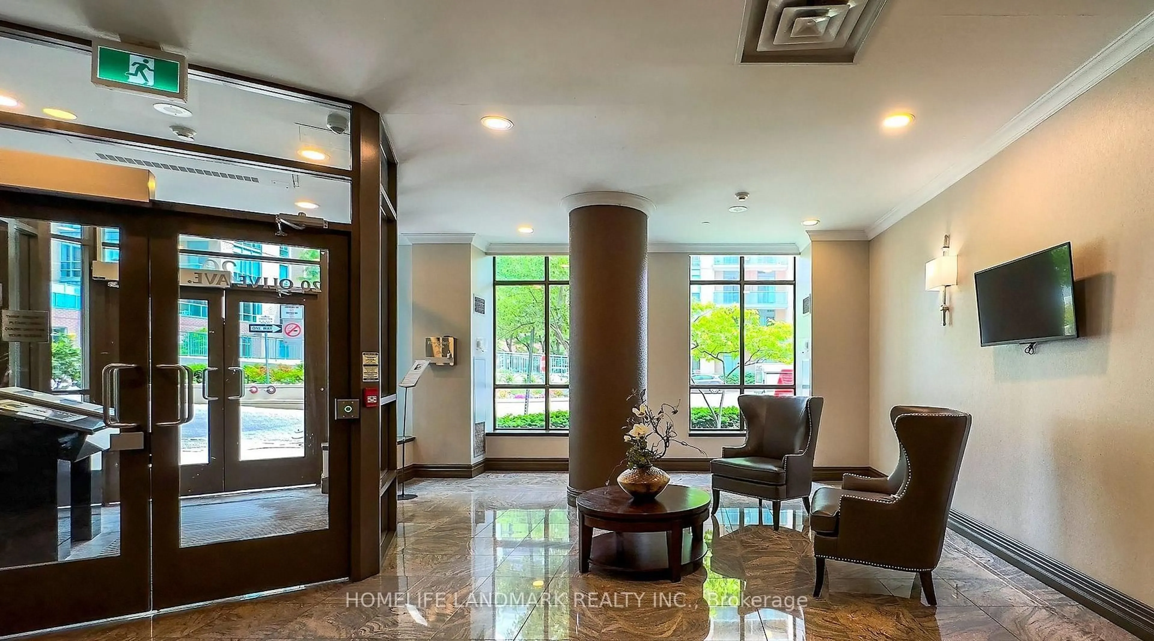 Lobby for 20 Olive Ave #709, Toronto Ontario M2N 7G5