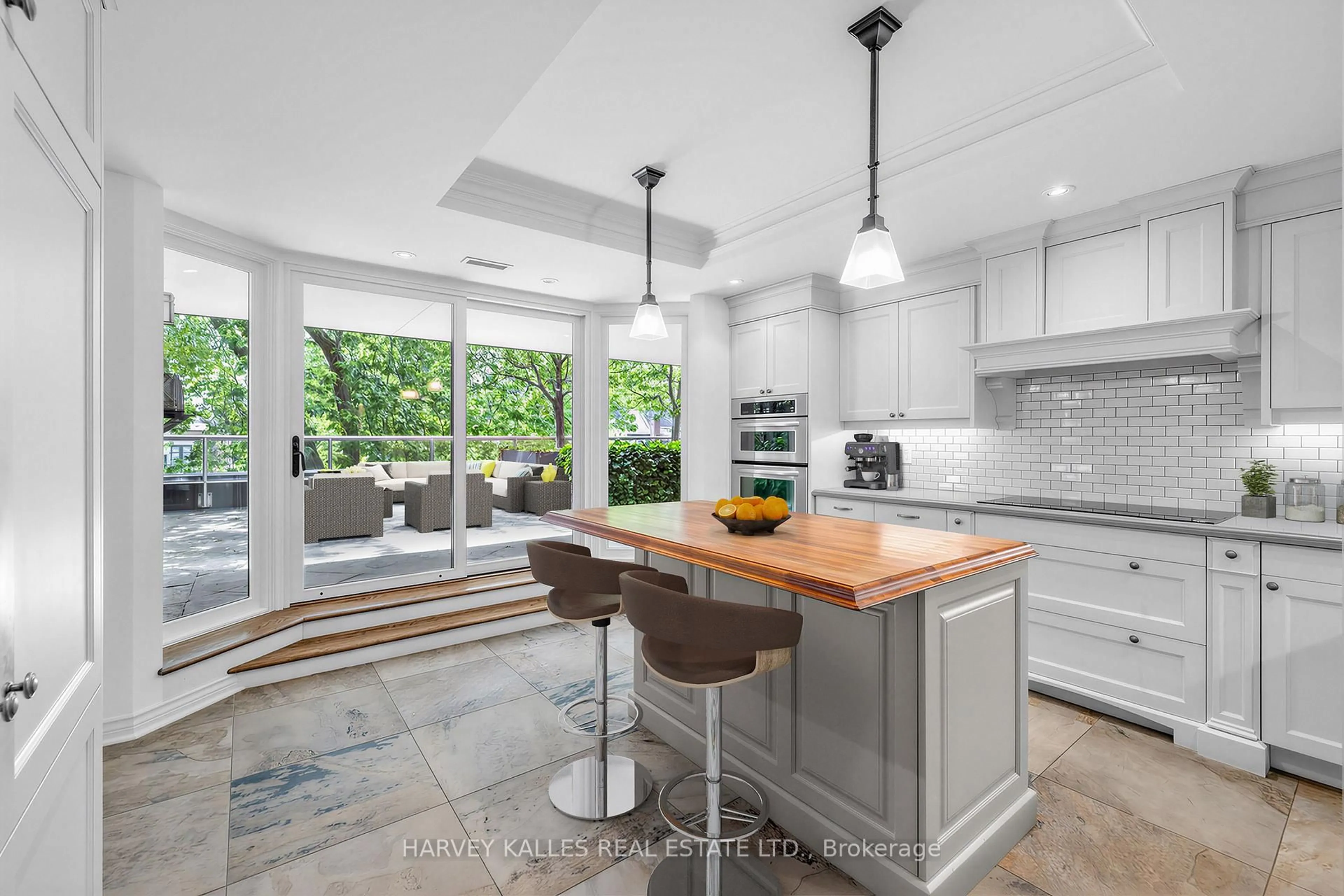 Contemporary kitchen, ceramic/tile floor for 4 Lowther Ave #310, Toronto Ontario M5R 1C6