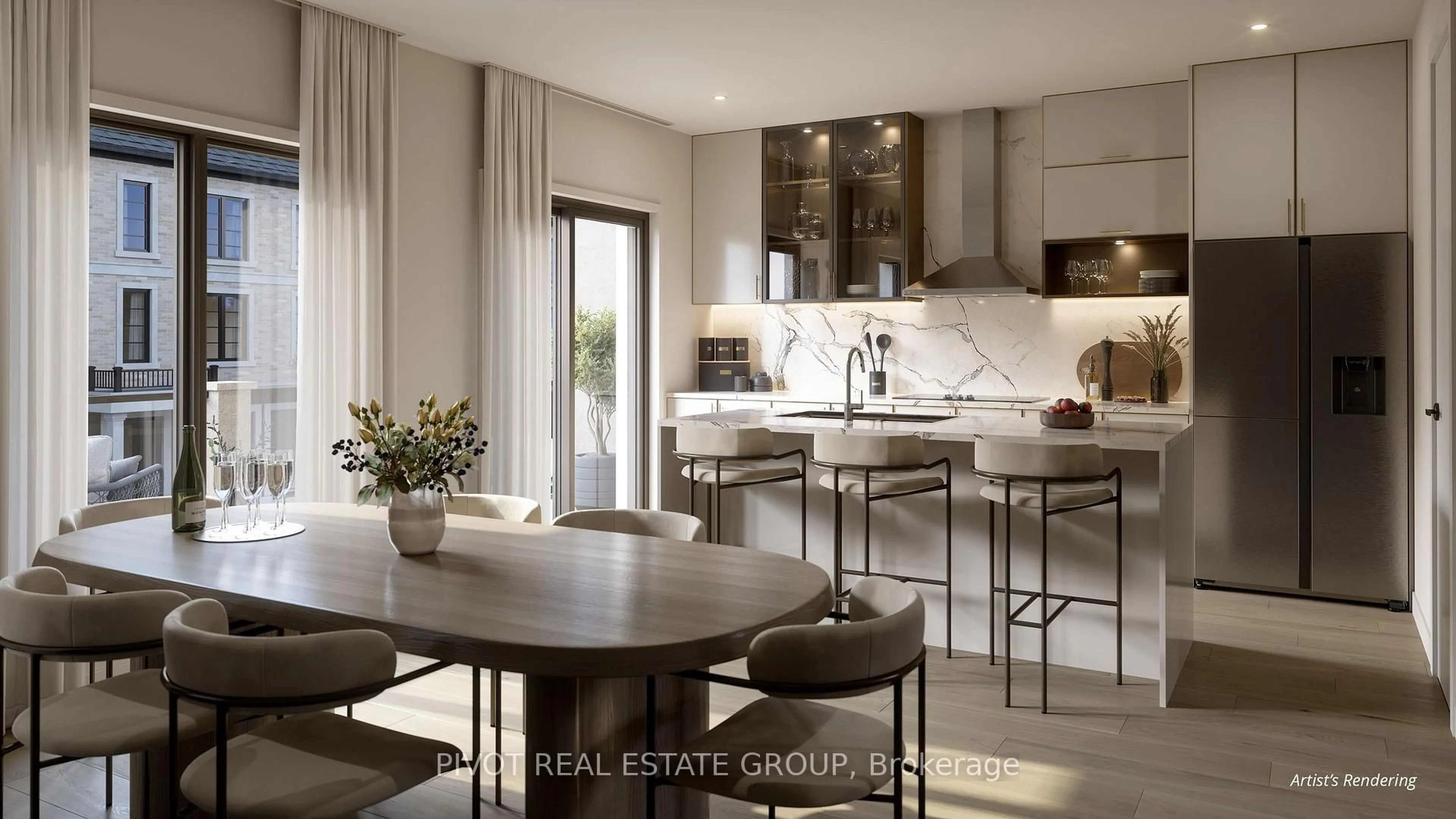Open concept kitchen, unknown for 172 Drewry Ave #103, Toronto Ontario M2M 1E4