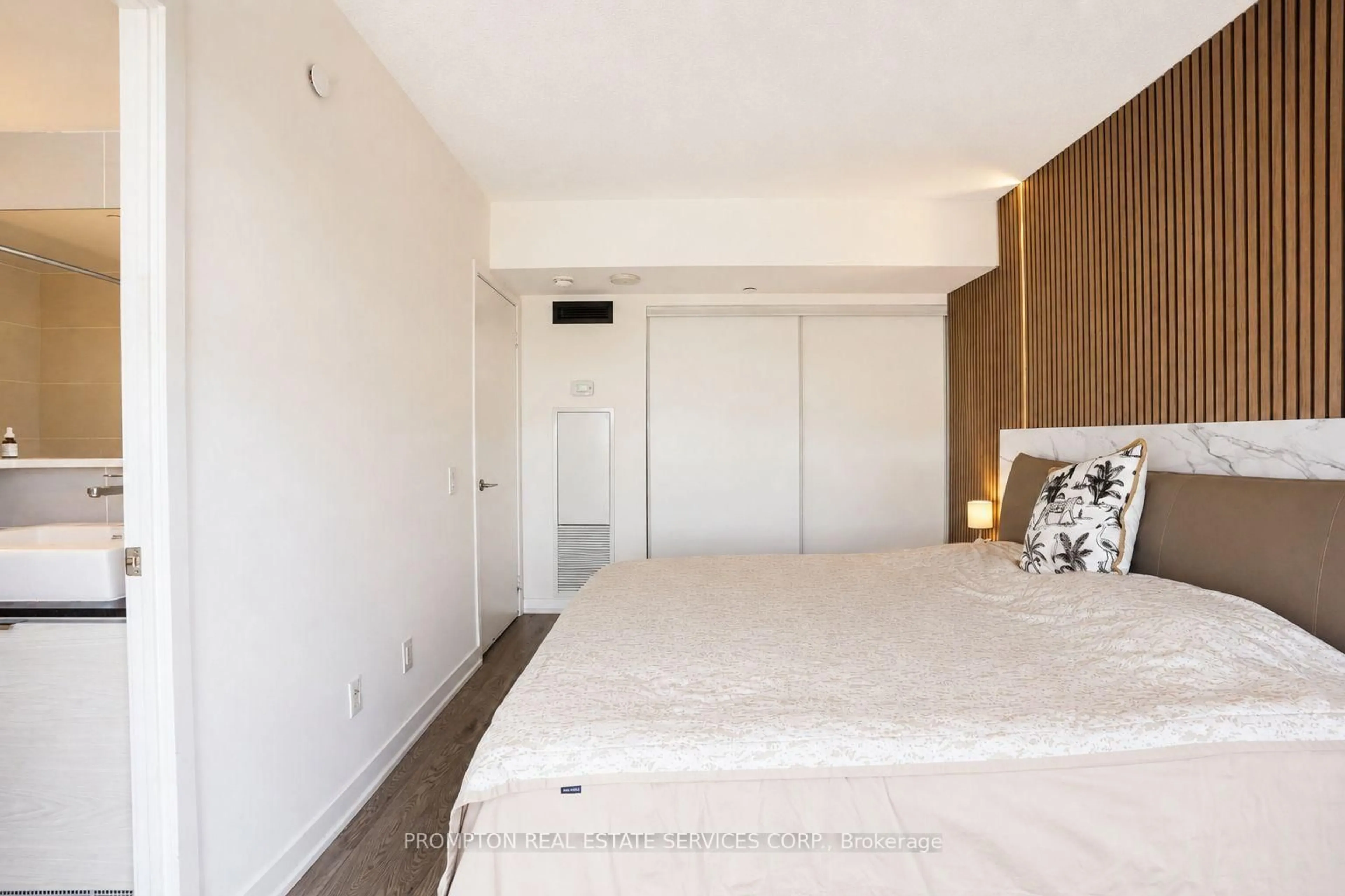 Bedroom with bed, unknown for 72 Esther Shiner Blvd #717, Toronto Ontario M2K 2X9