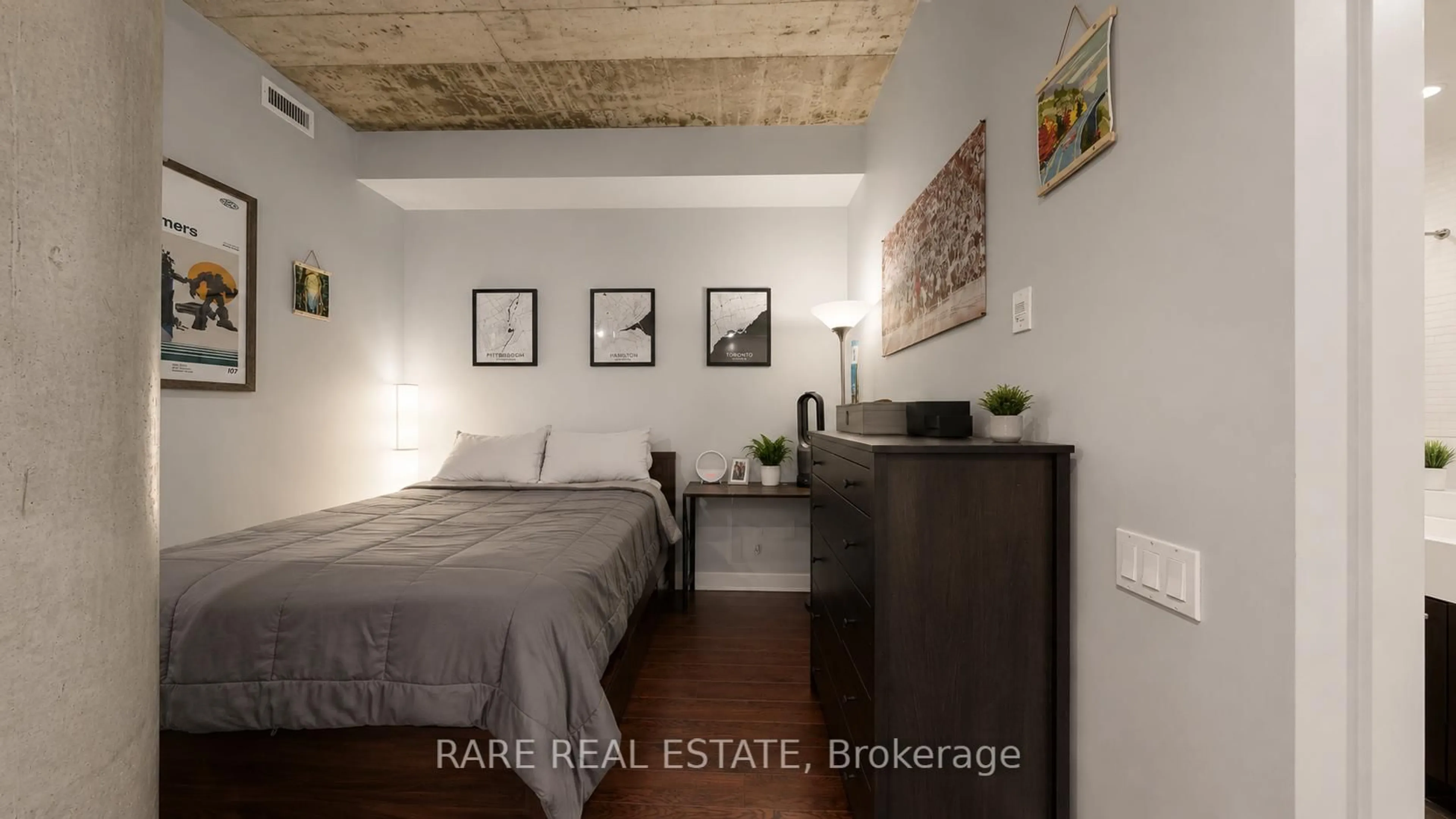 Bedroom with bed, unknown for 66 Portland St #205, Toronto Ontario M5V 2M6