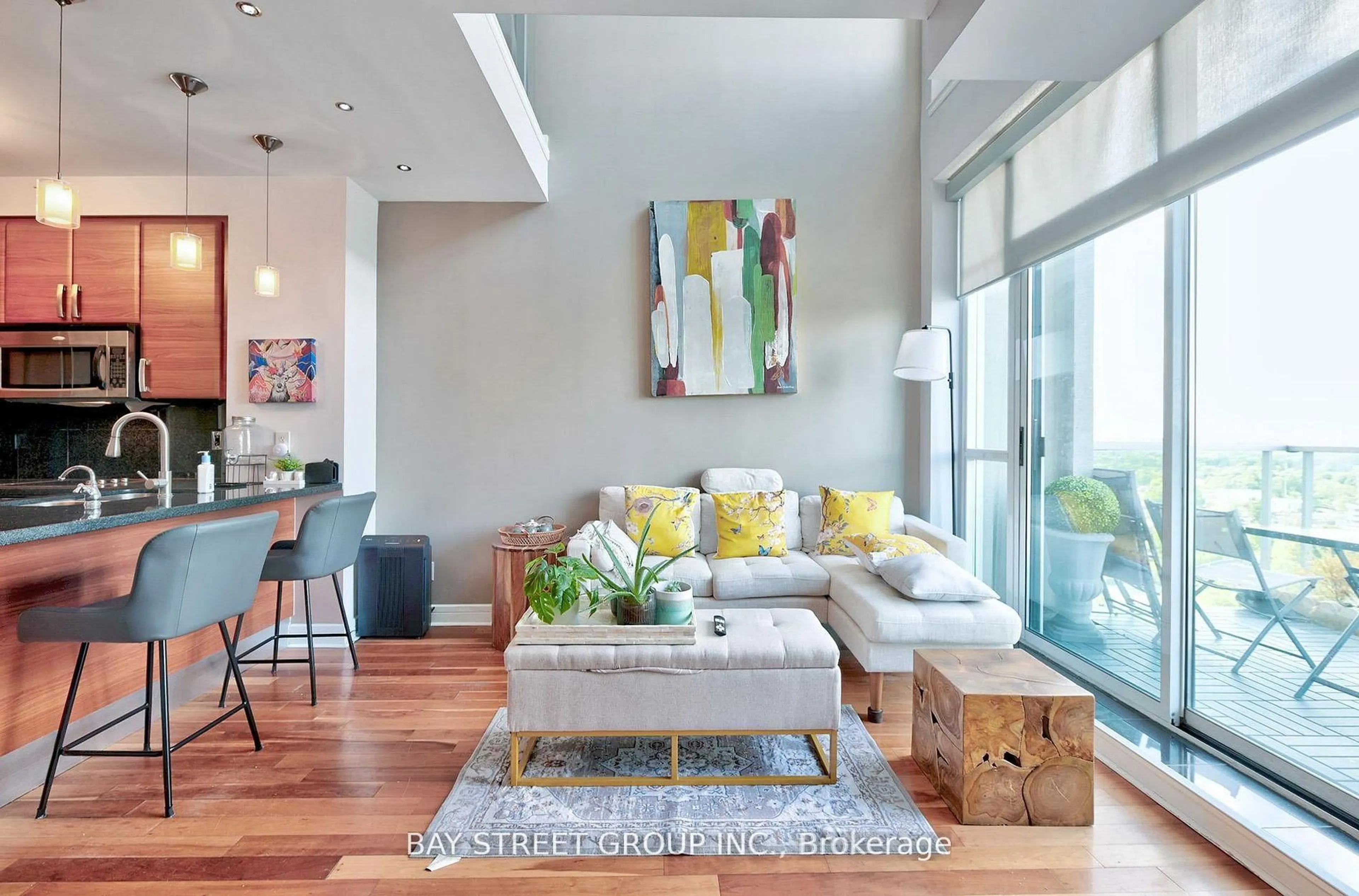 Living room with furniture, unknown for 1 Avondale Ave #Uph3, Toronto Ontario M2N 7J1