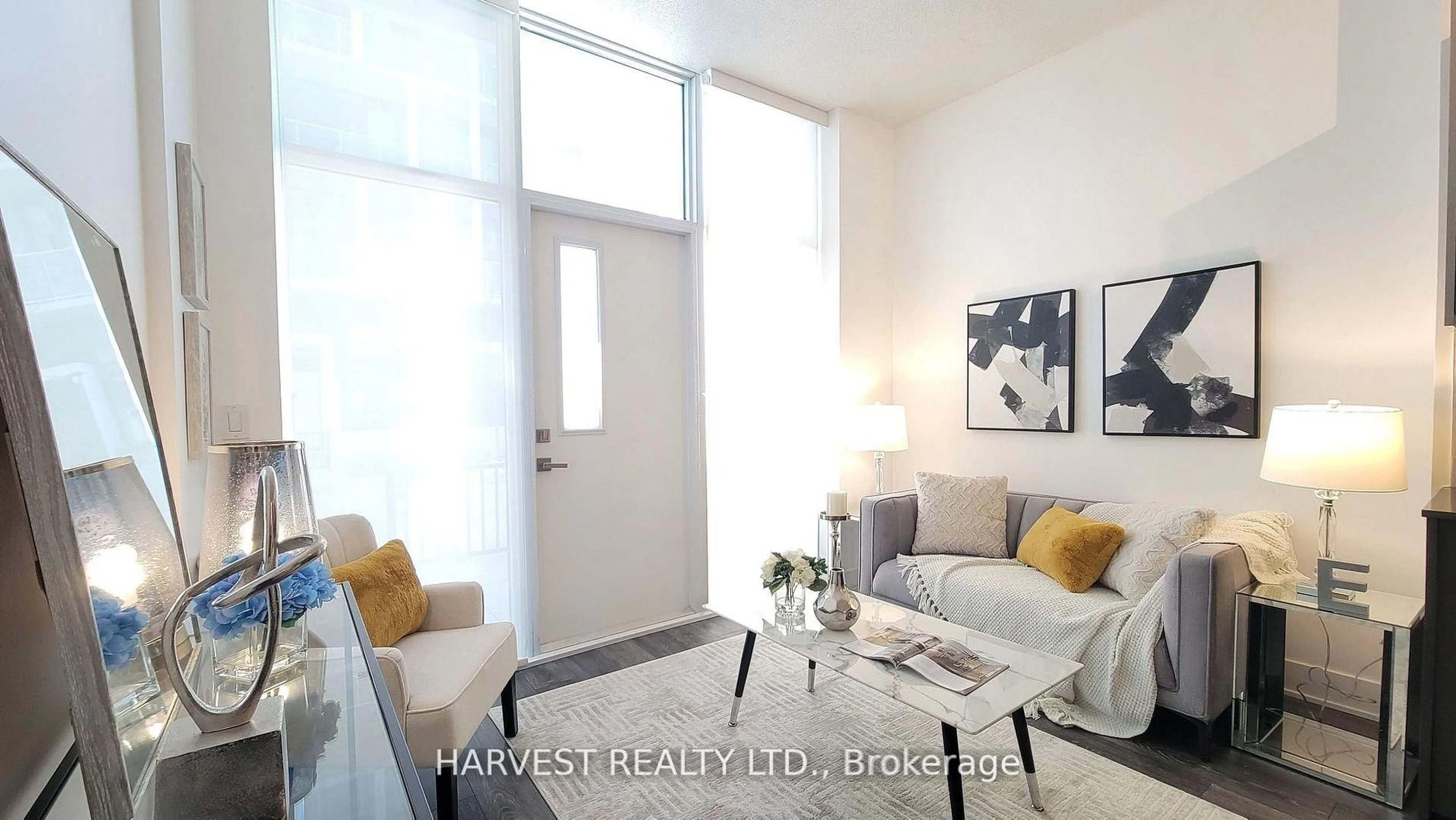 Living room with furniture, unknown for 188 fairview mall Dr #102, Toronto Ontario M2J 0H7