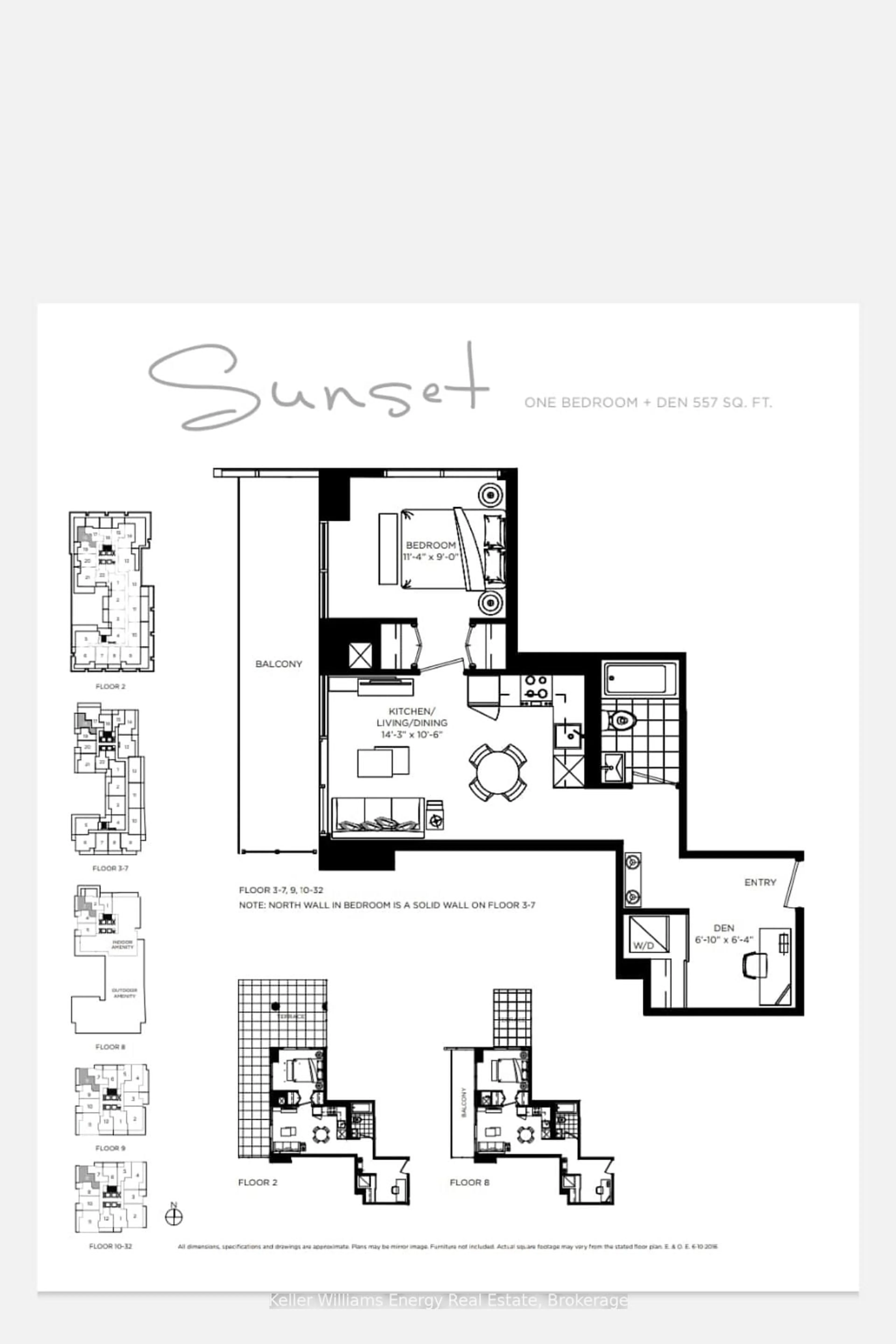 Floor plan for 50 O'Neill Rd #1208, Toronto Ontario M3C 0R2