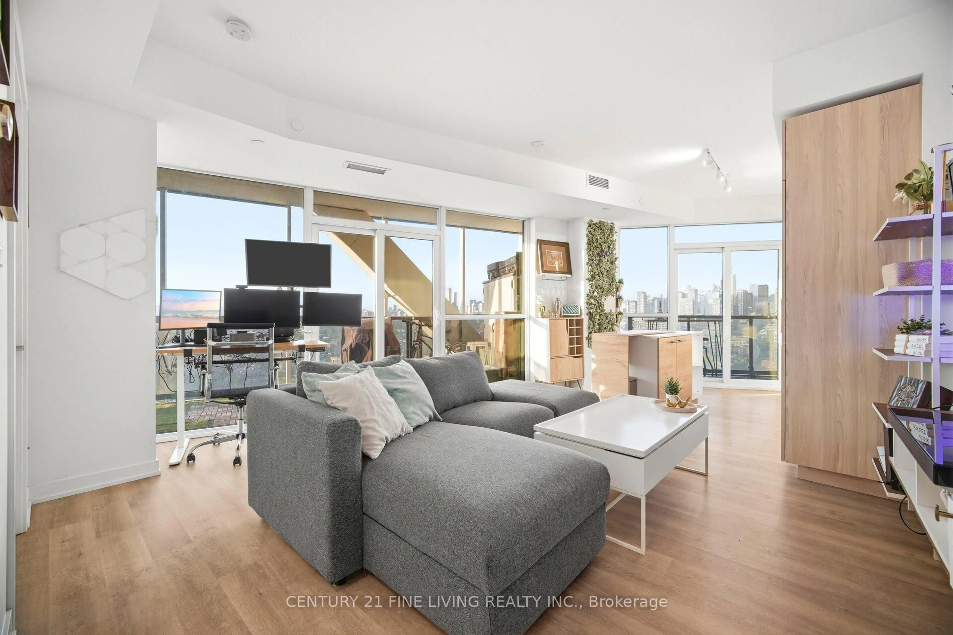 Living room with furniture, unknown for 50 Ordnance St #2309, Toronto Ontario M6K 0C9